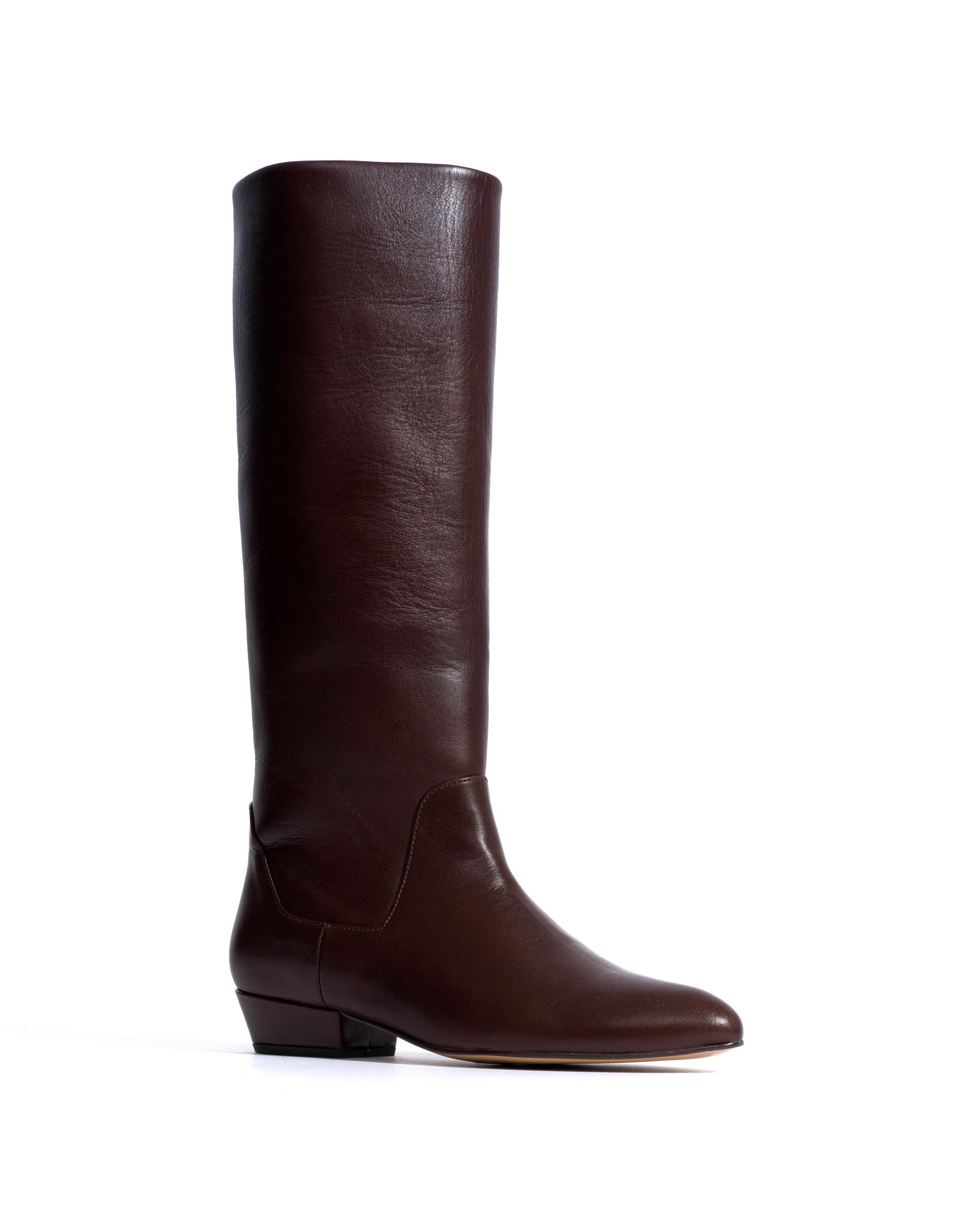 Valle 20 Vegetal soft calf Coffee brown - Anonymous Copenhagen High shaft boots