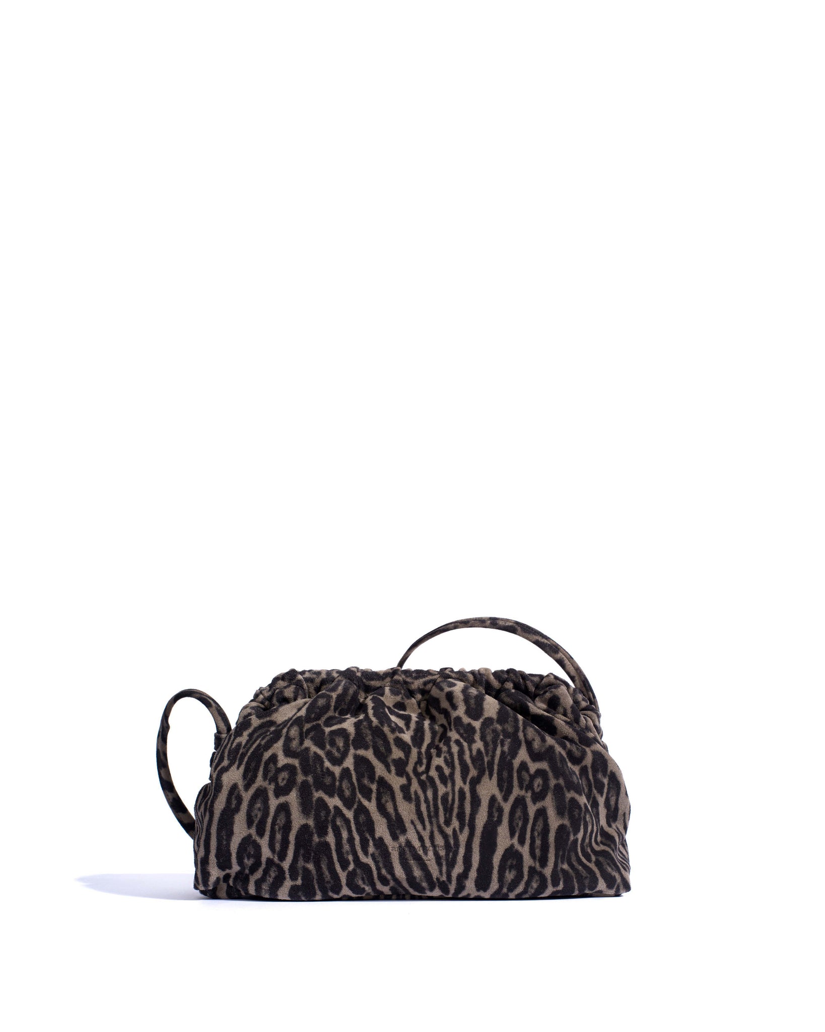 Hally grand cloud bag Calf suede print Snow leopard - Anonymous Copenhagen Bags