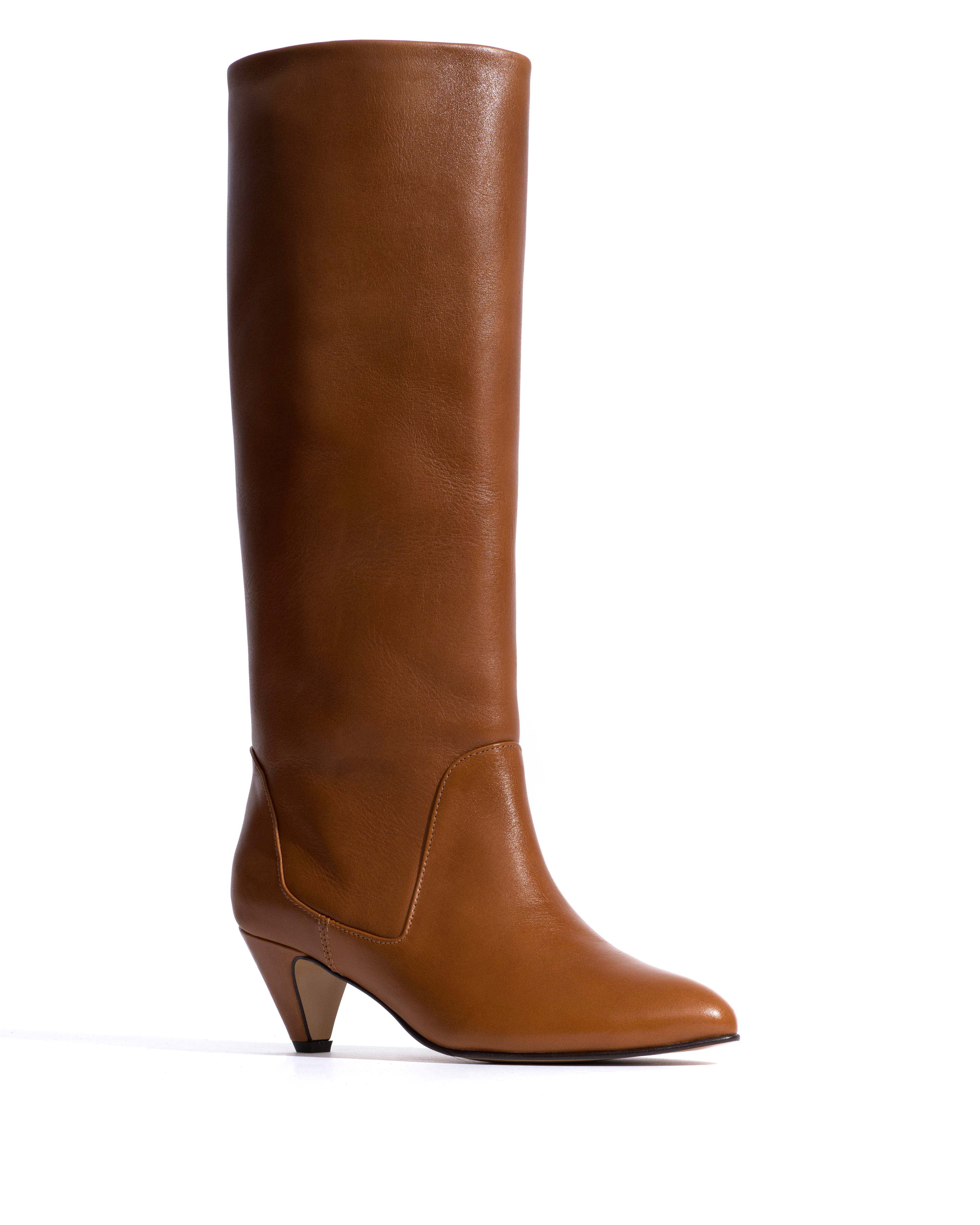 Valle 50 stiletto Vegetal soft calf Cinnamon