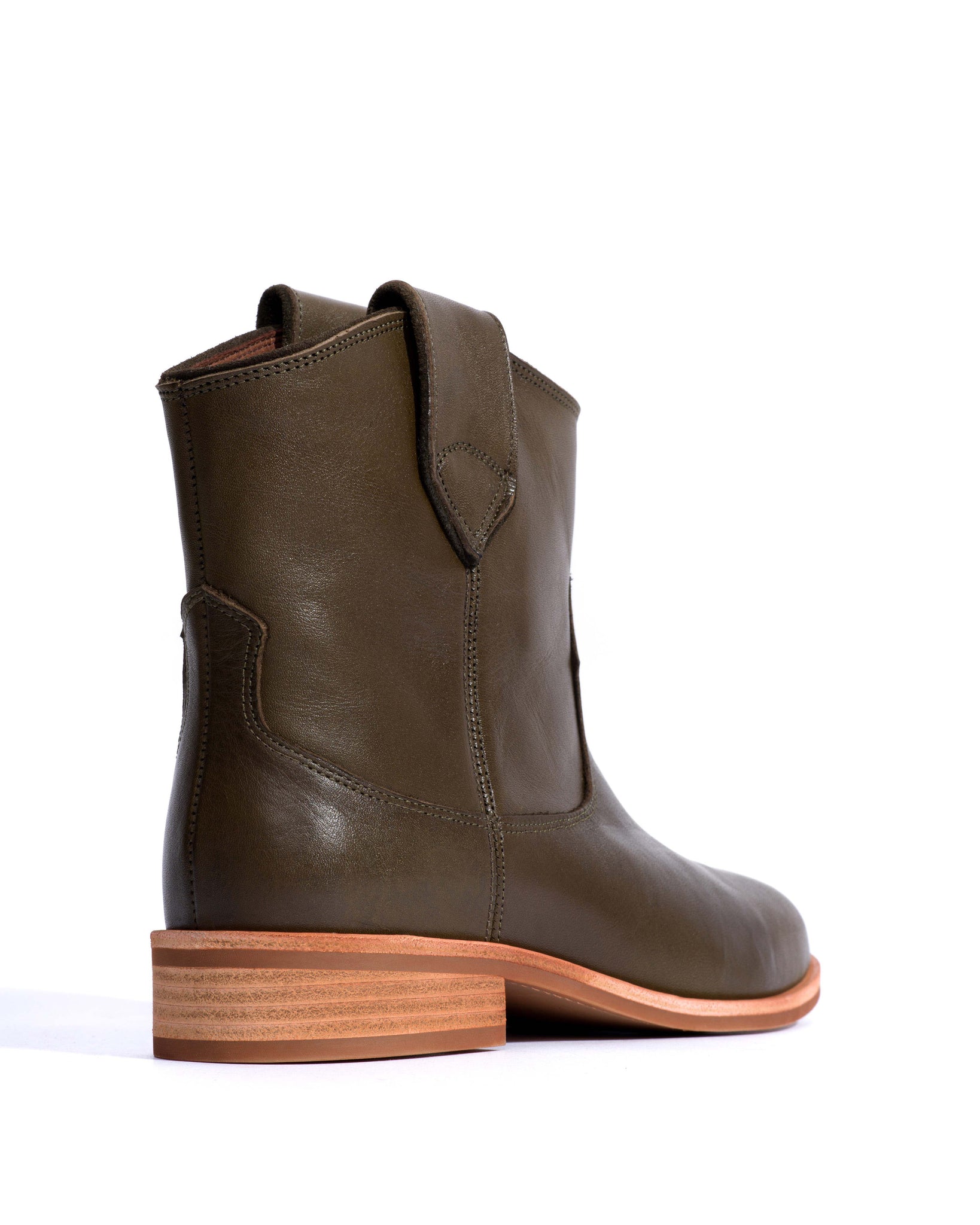 Monja Vegetal soft calf Forrest green