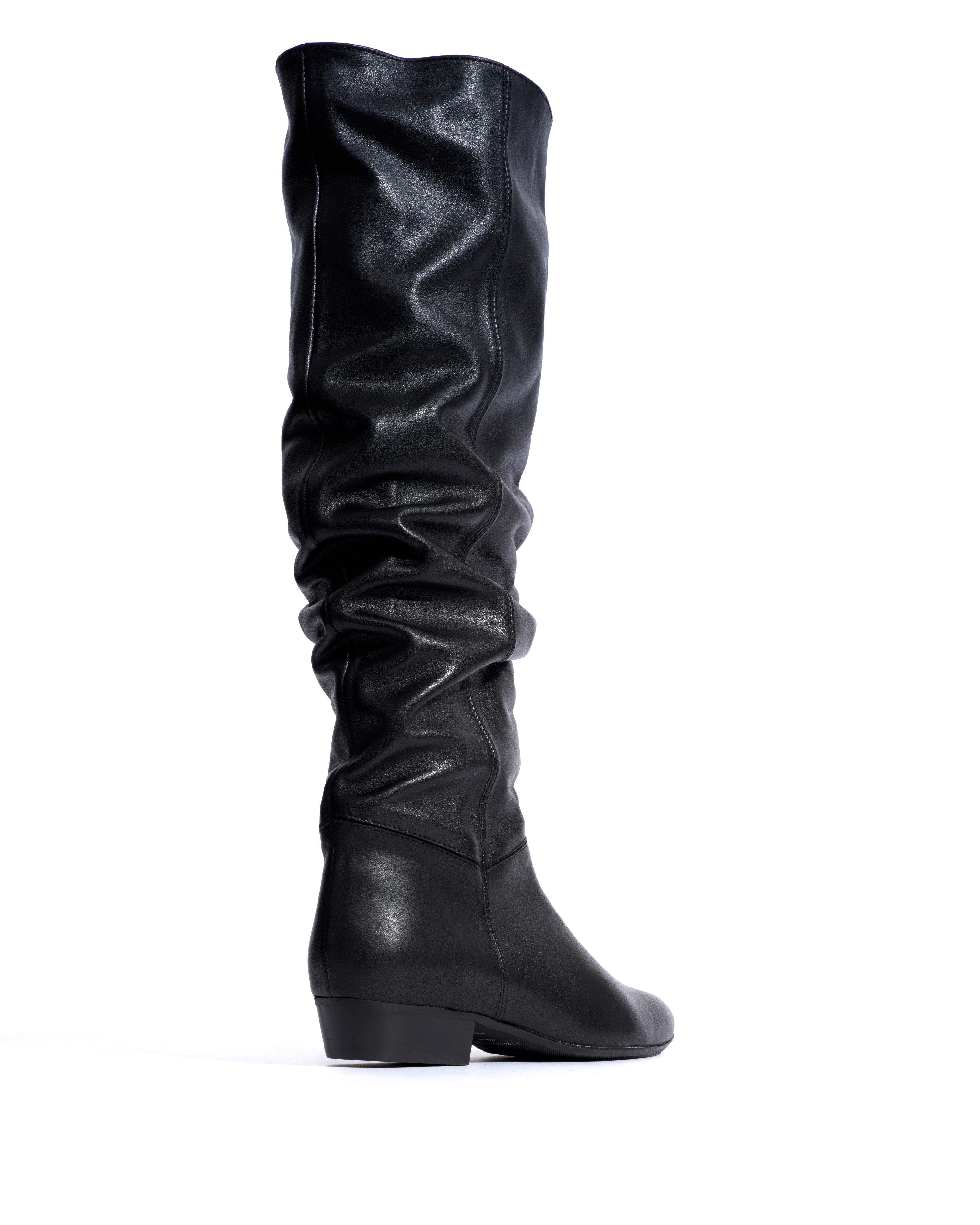 Jadah 20 Soft calf & suede leather Black