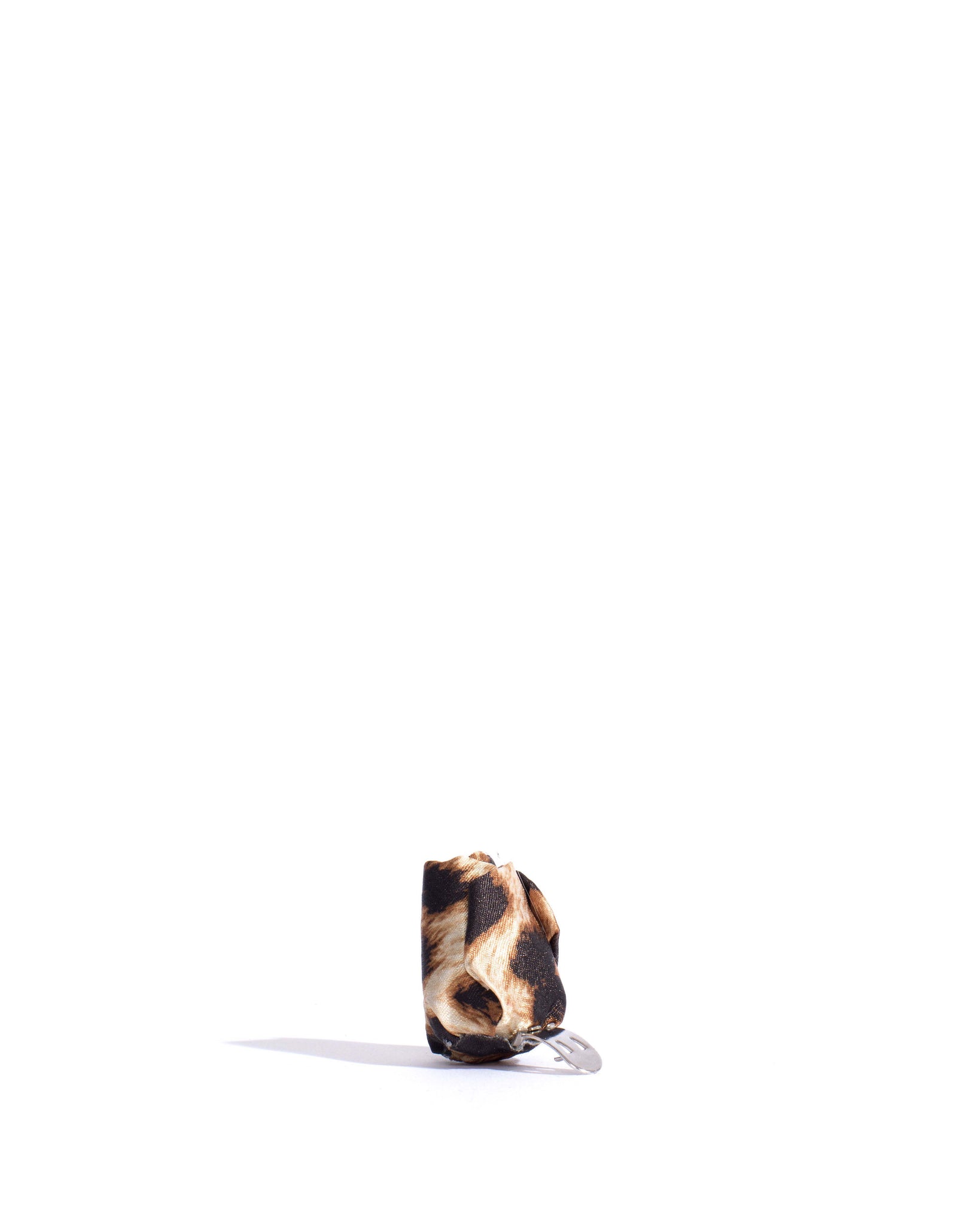 Tulip shoe clip Satin print Leopard - Anonymous Copenhagen Hair