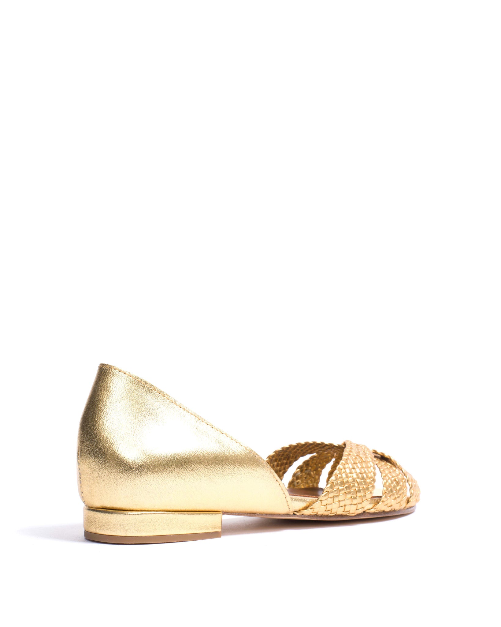Sanni 20 hand-braided Hand-braided leather Gold