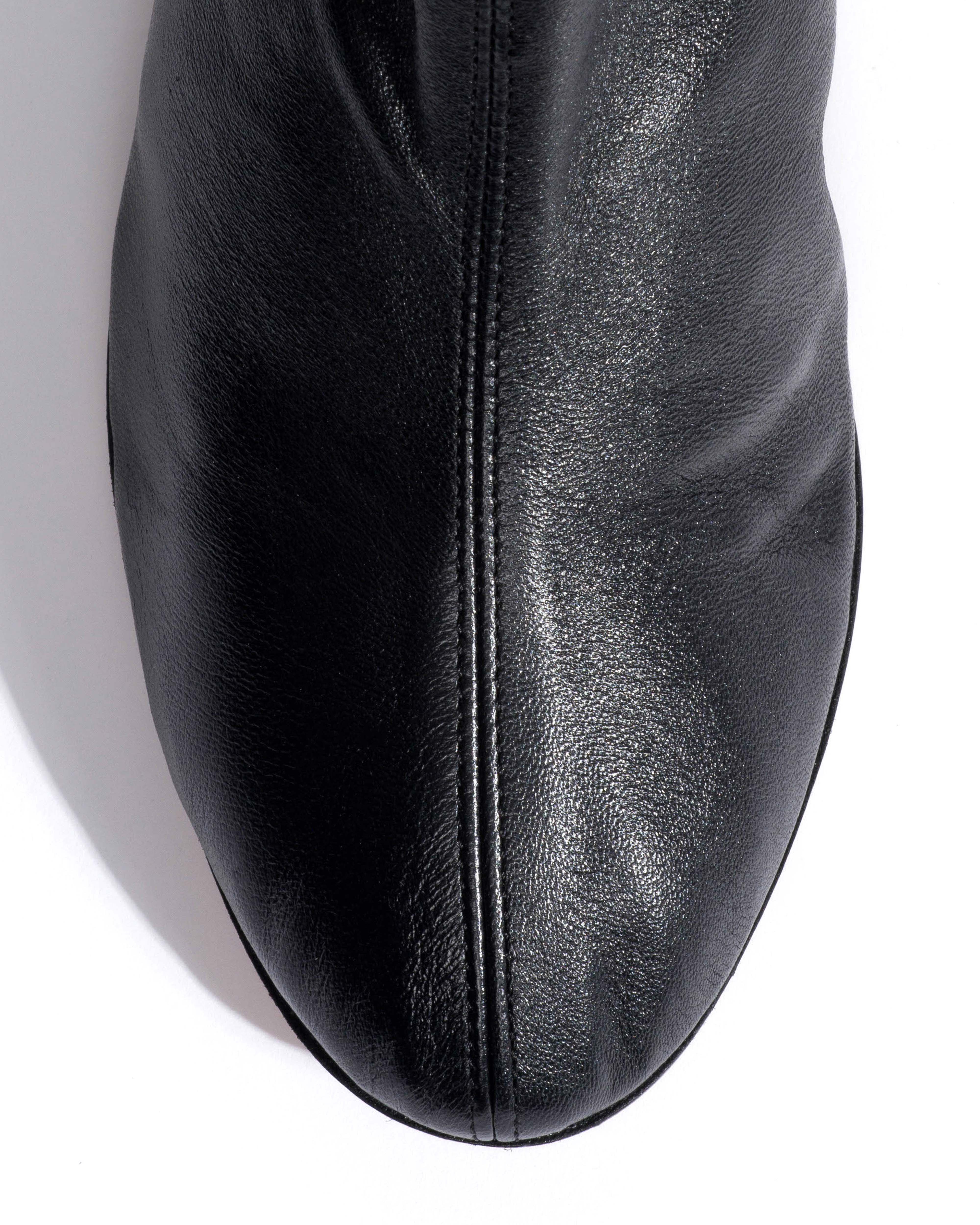 Hanny 40 covered stretch Silky lamb Black