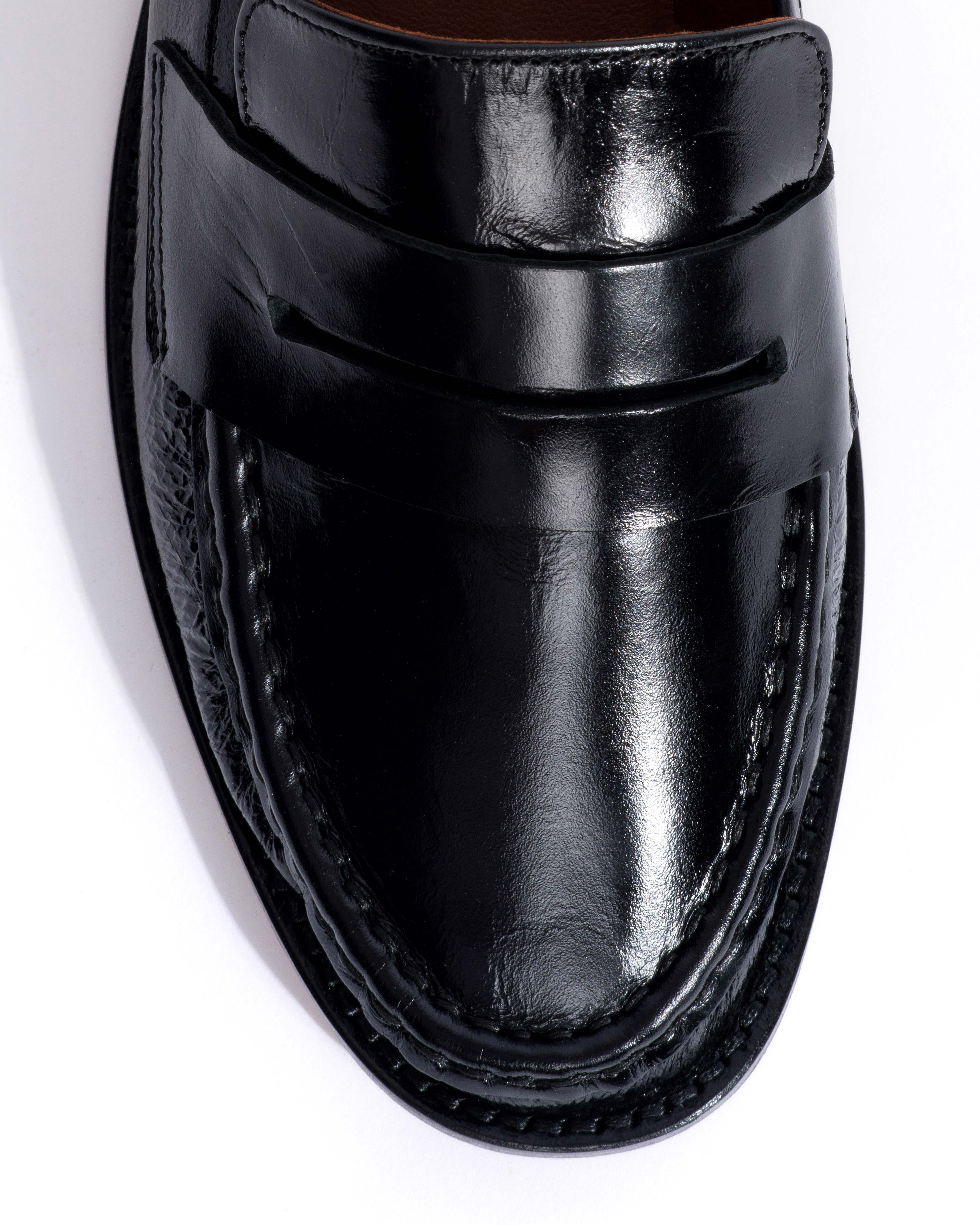 Jesha Crinkled soft calf Black