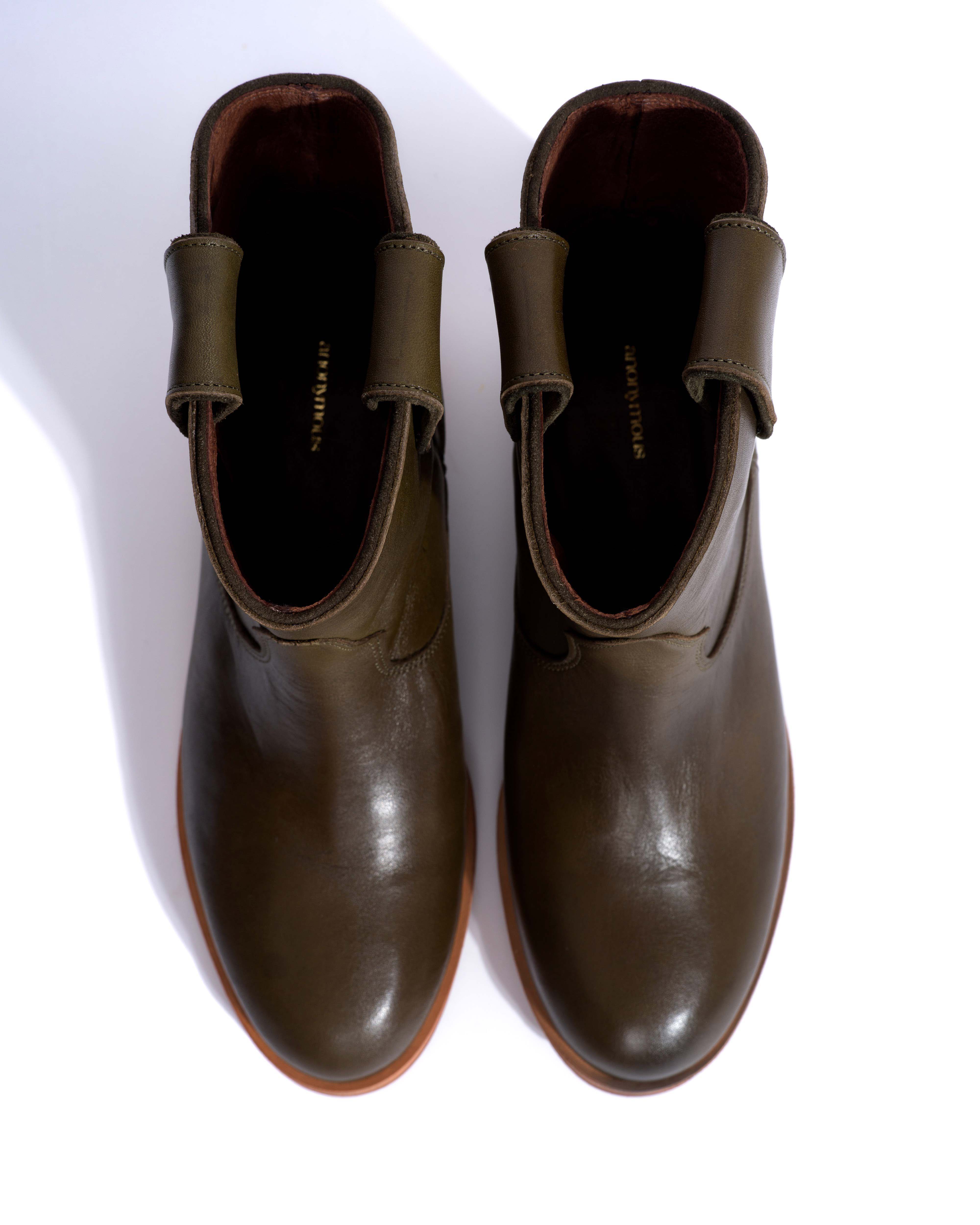 Monja Vegetal soft calf Forrest green