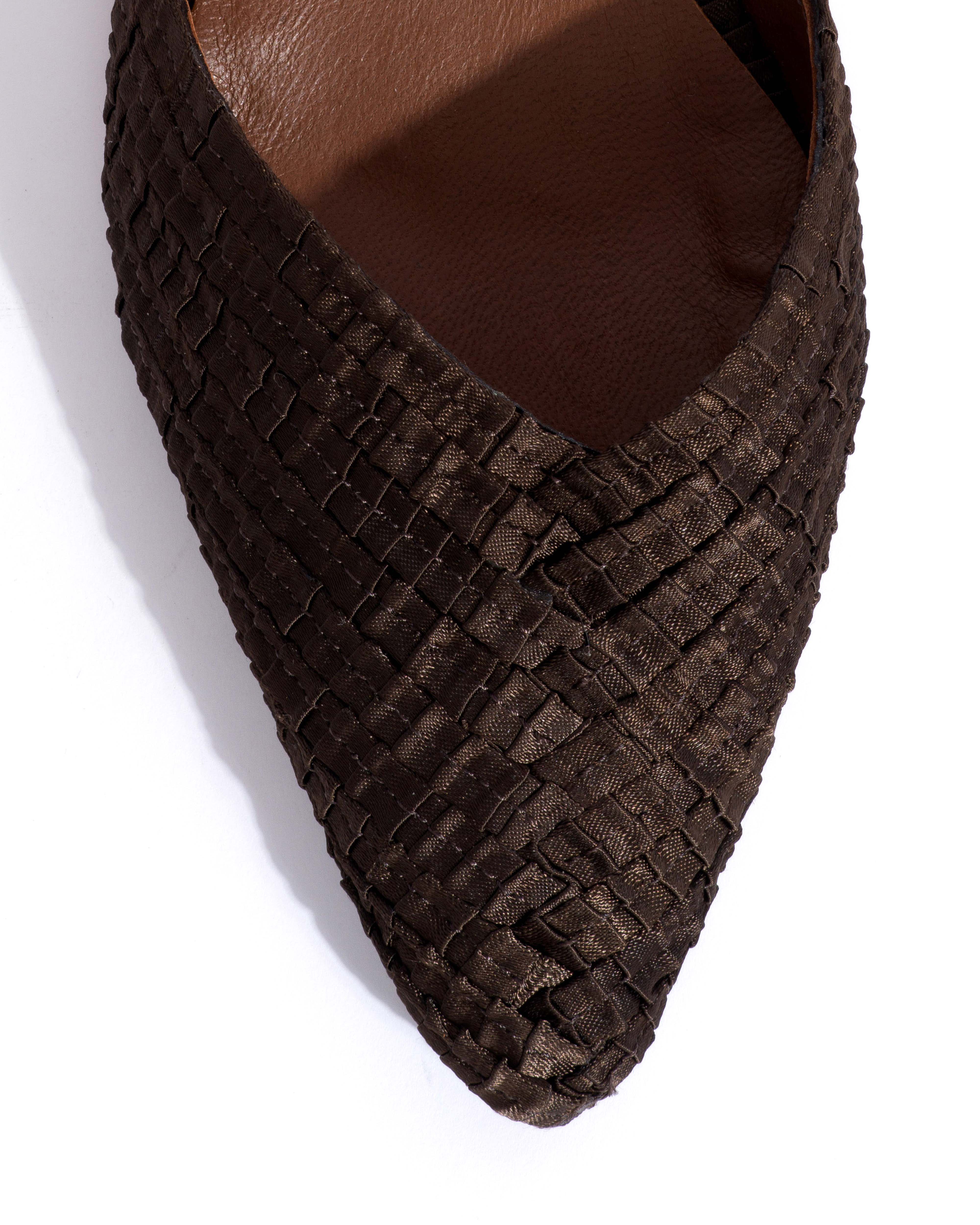 Givia 40 Pleated satin Espresso brown