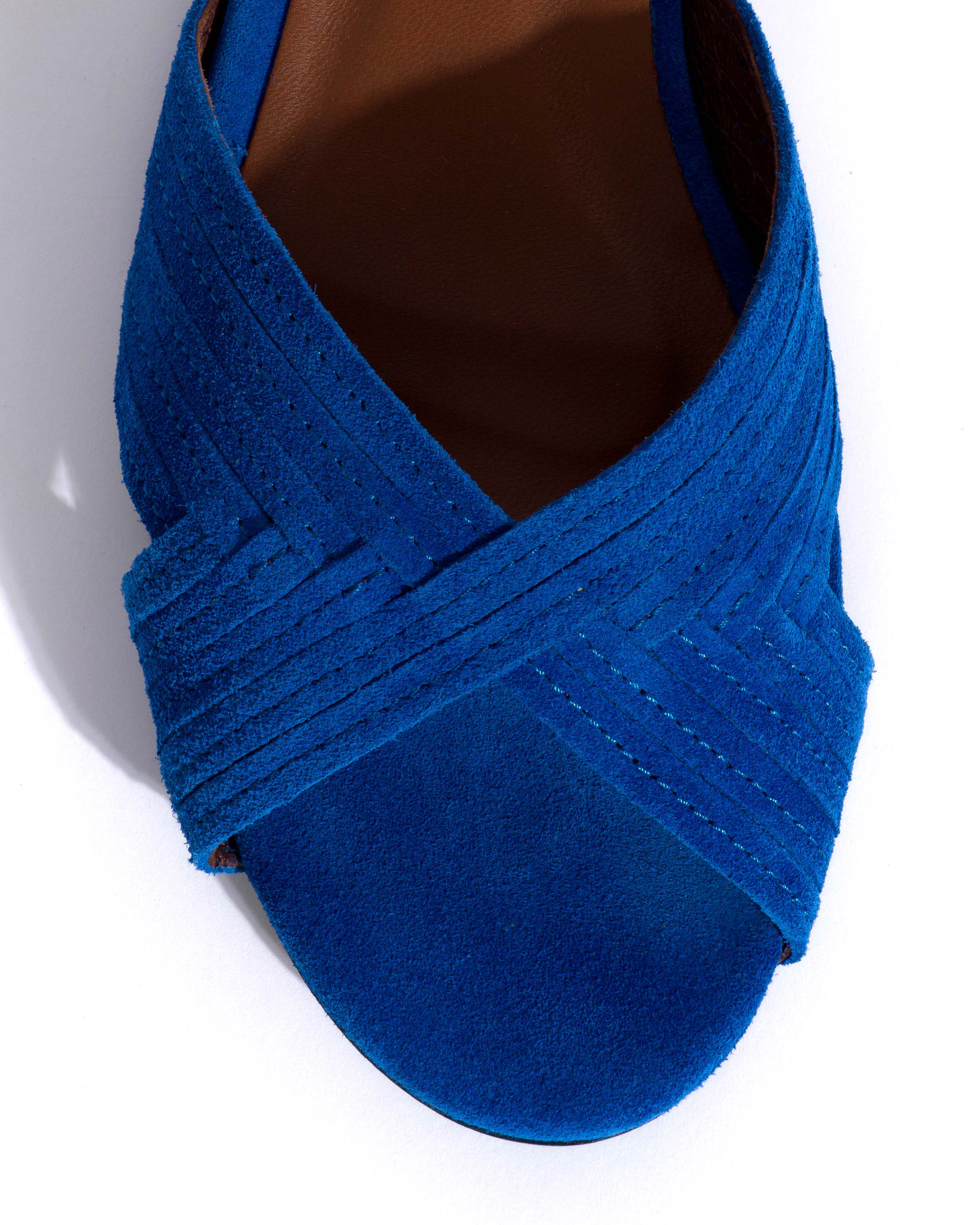 Niabi 10 Calf suede Electric blue
