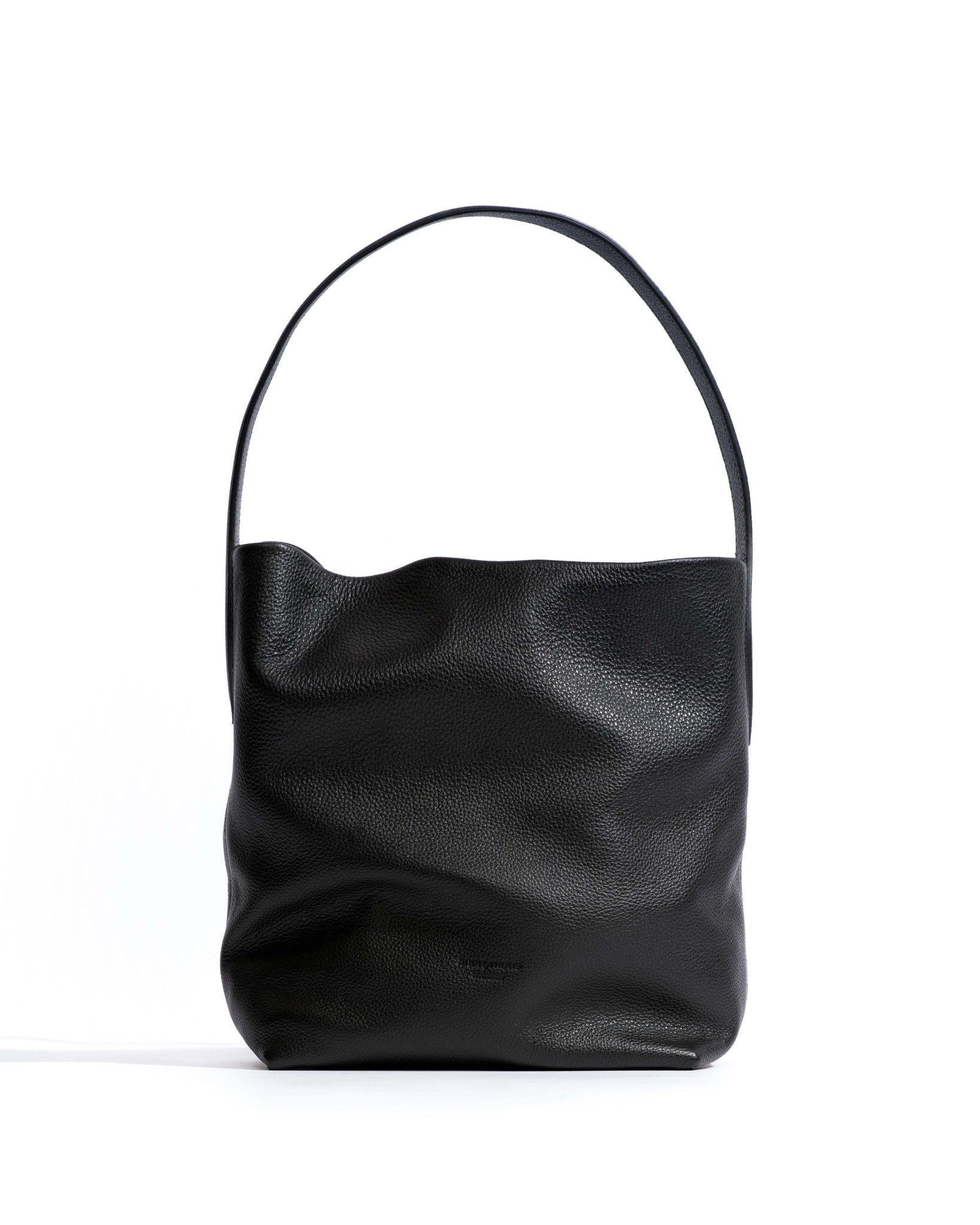 Versa slouchy petite bag Pebbled soft calf Black - Anonymous Copenhagen Bags