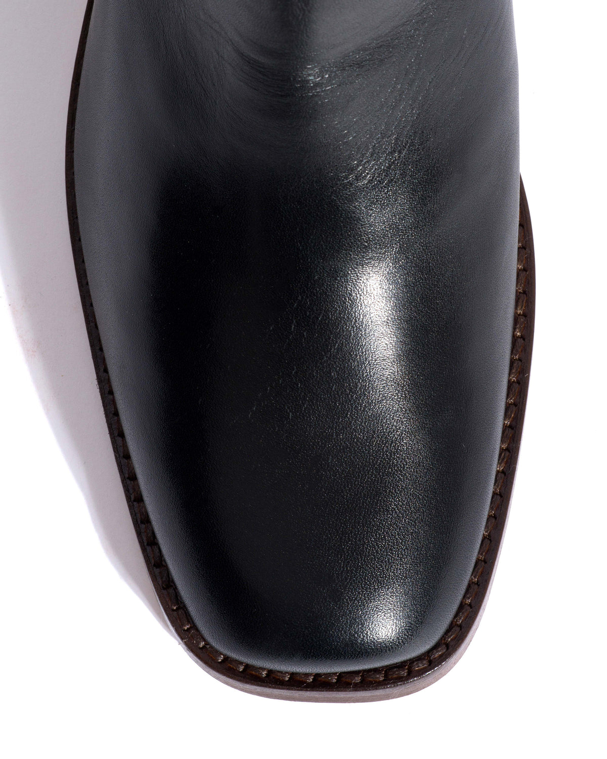 Patricia Soft calf & suede leather Black