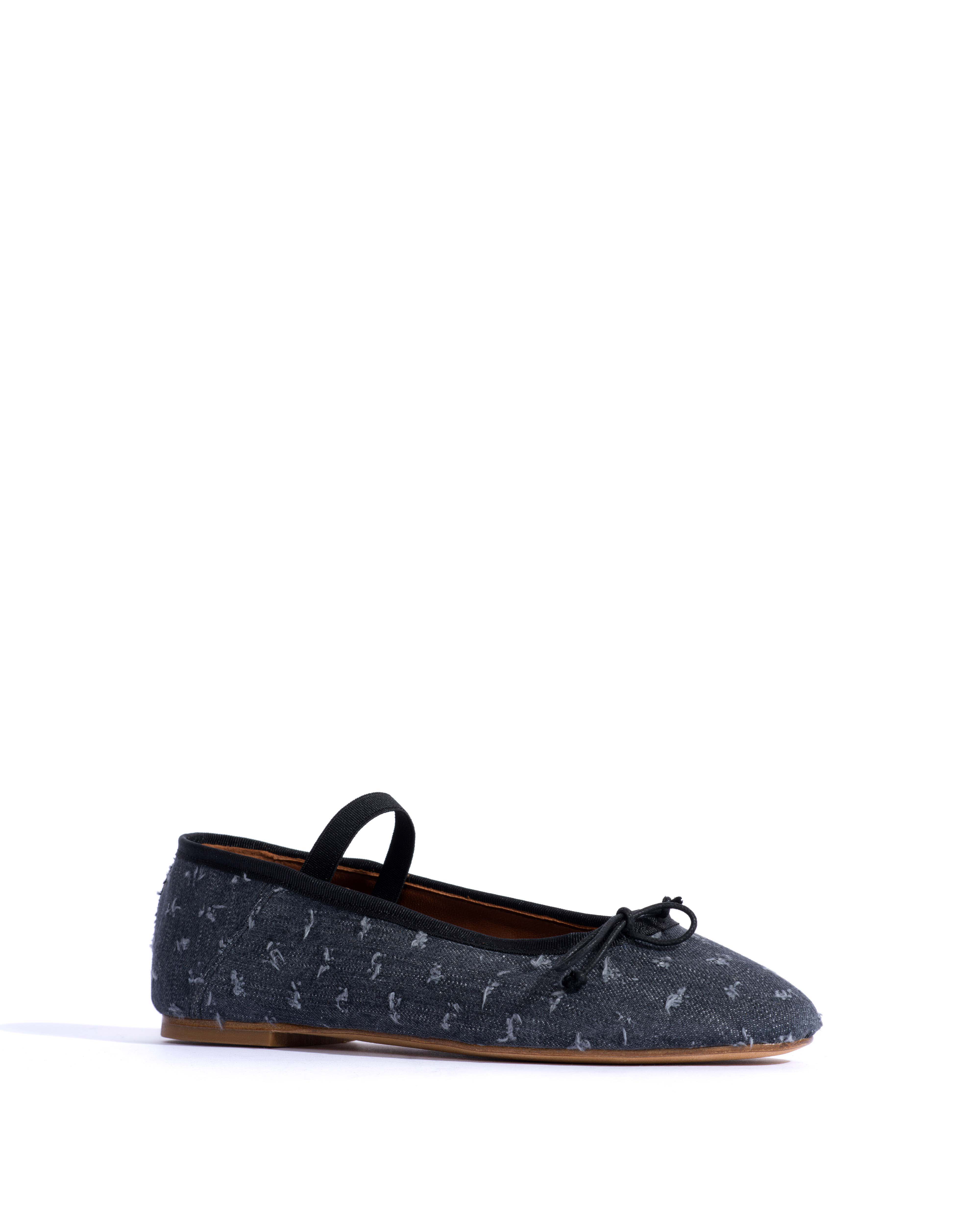 Rhina Denim Distressed washed black