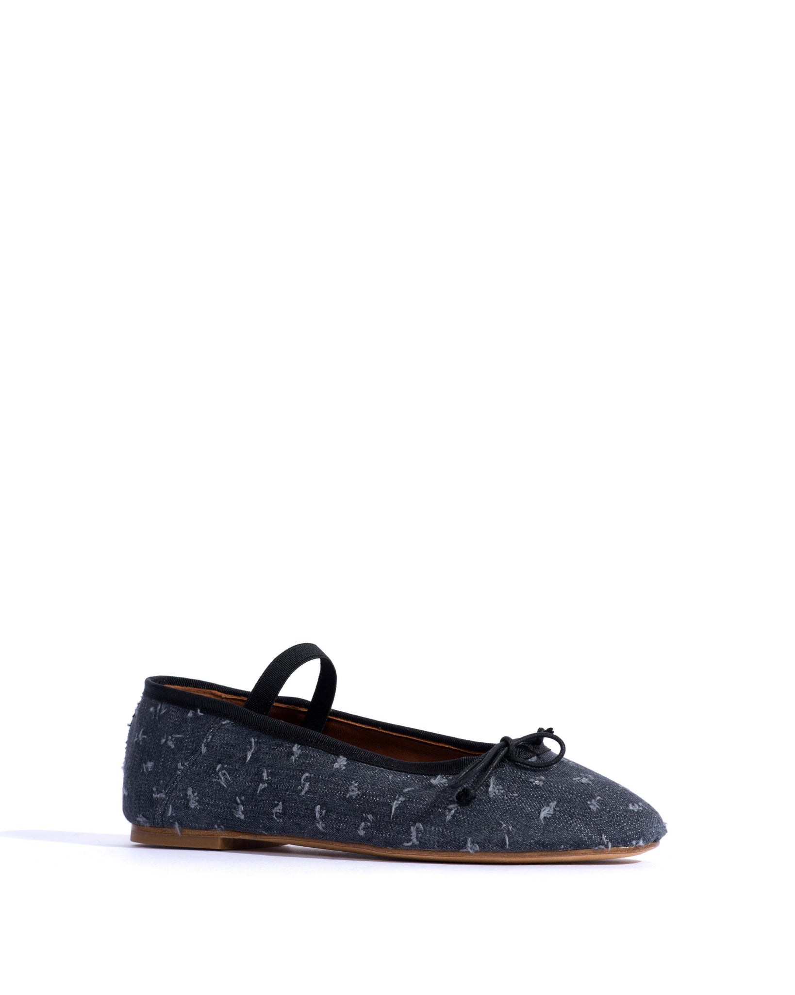 Rhina Denim Distressed washed black - Anonymous Copenhagen Flat-loafers & ballerinas & pumps