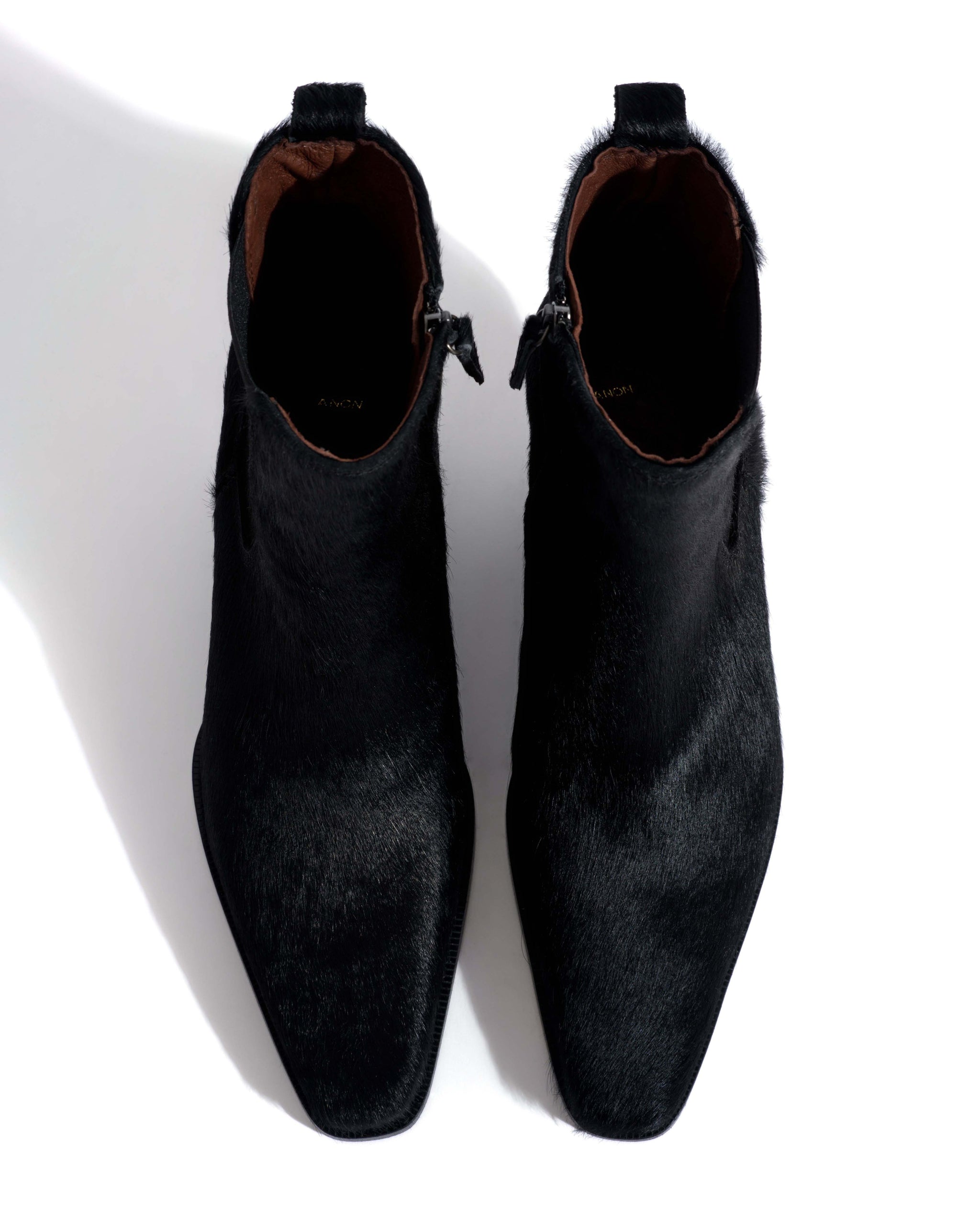 Edith 50 Calf hair Black