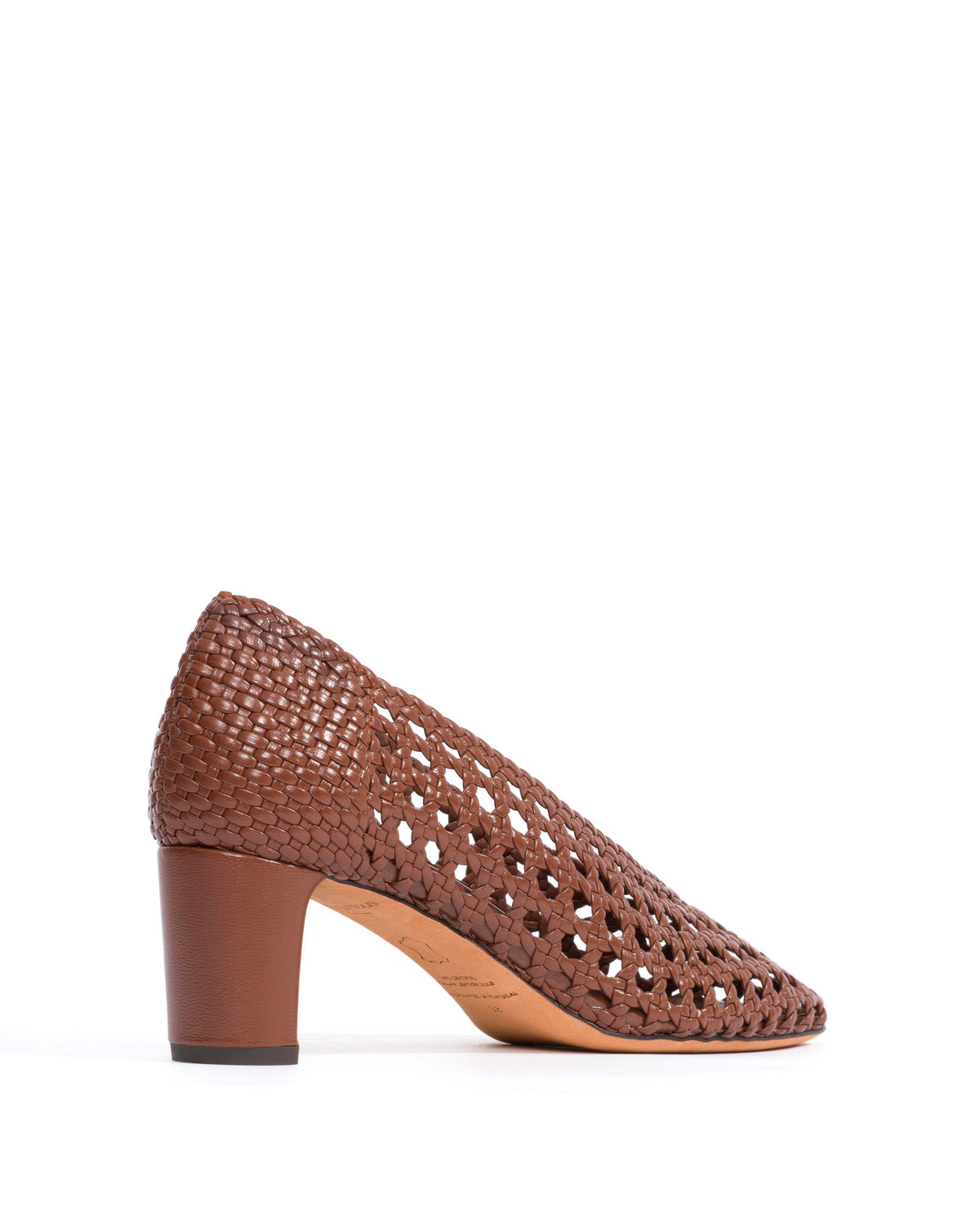 Sessi 60 hand-braided Hand-braided leather Chocolate