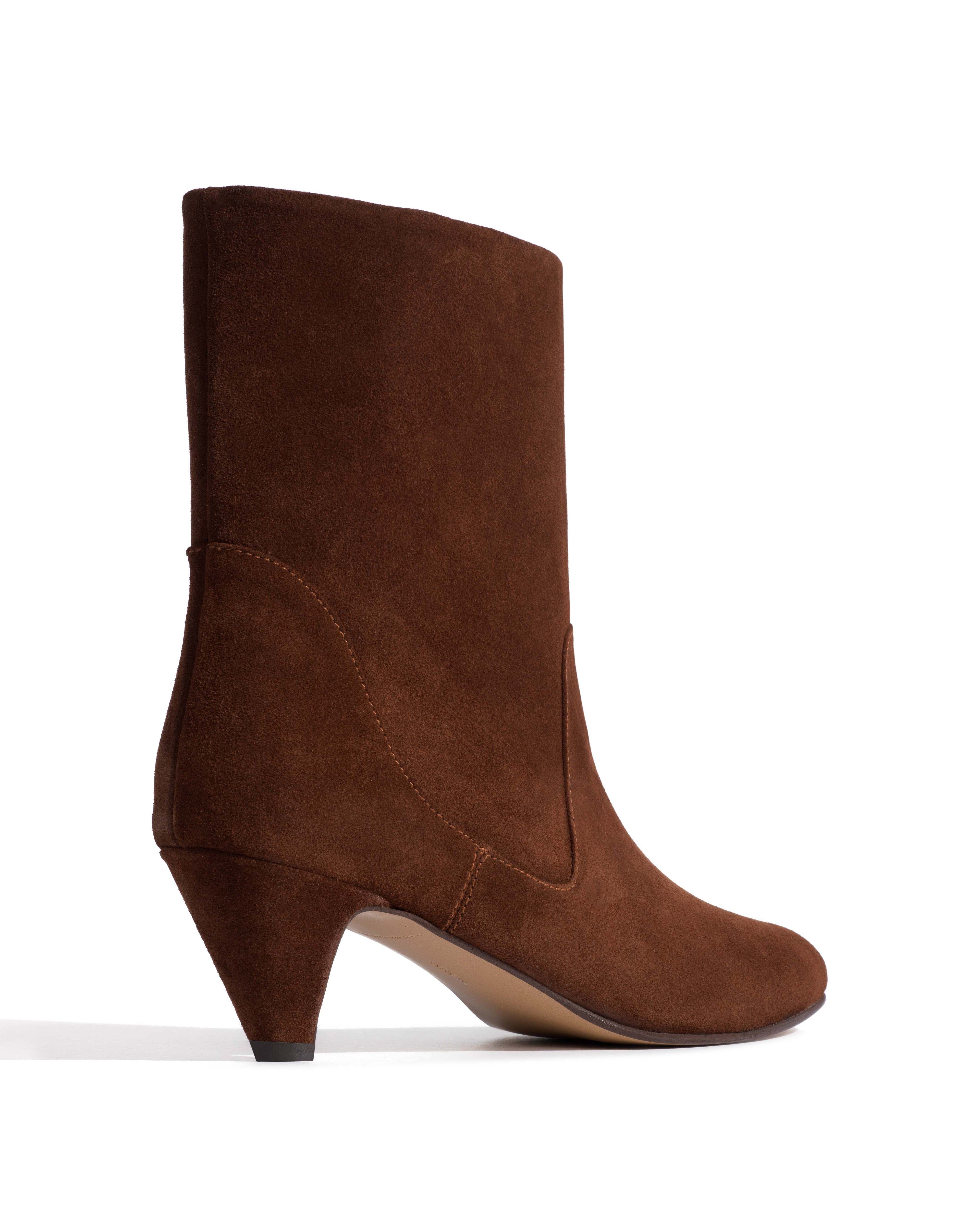 Vanni 50 stiletto Calf suede Chocolate