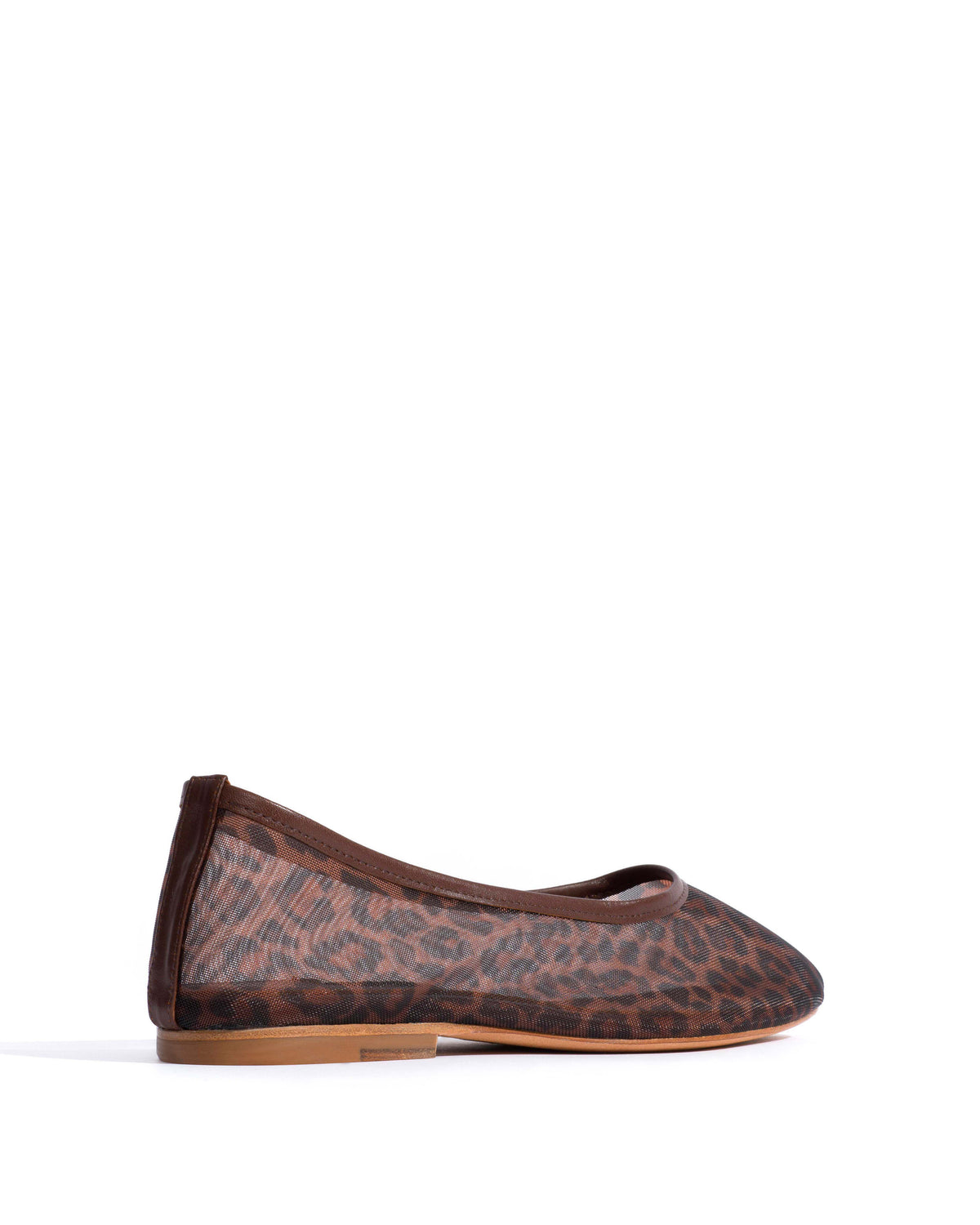 Sacha mesh Shiny lamb & mesh Chocolate & leopard
