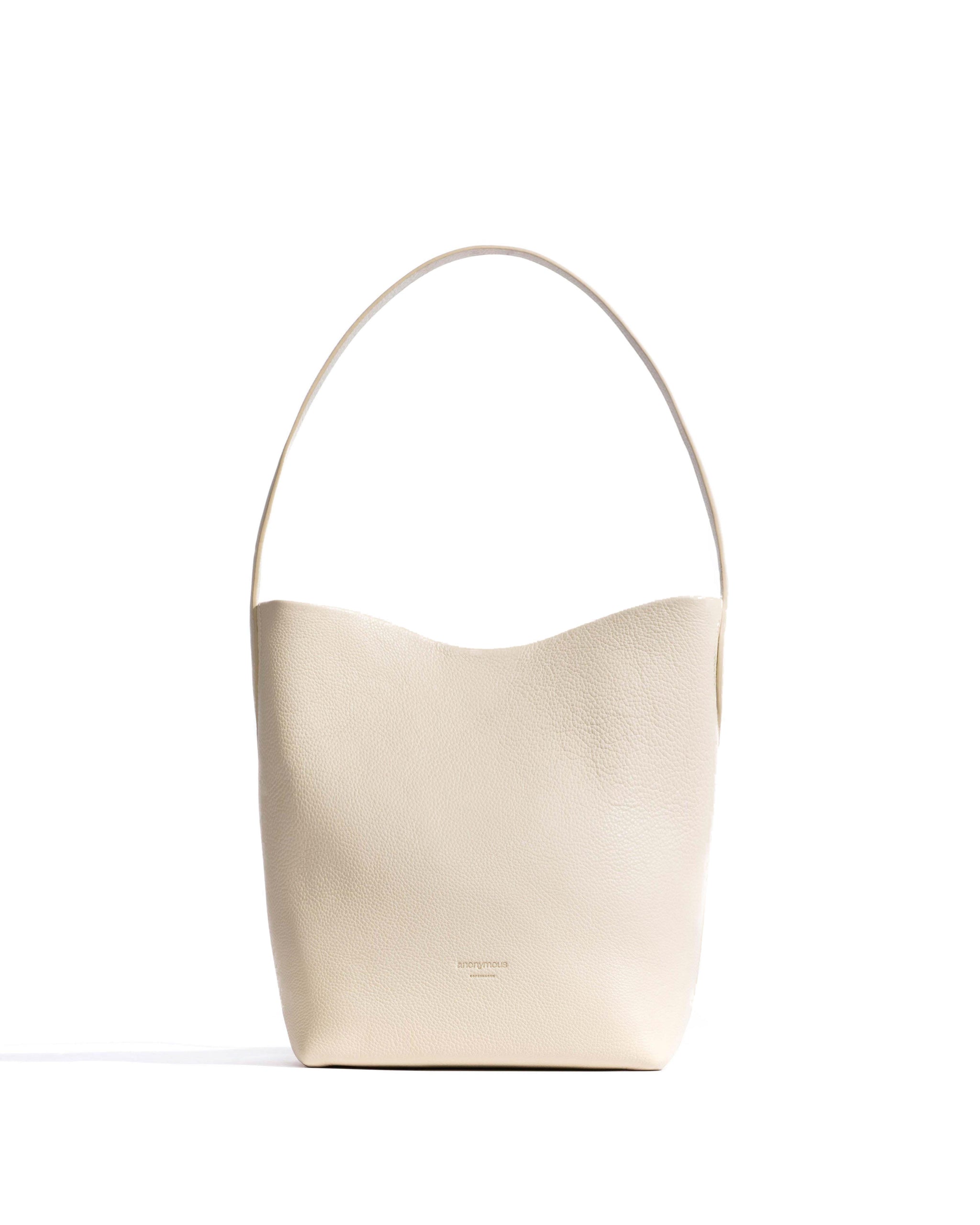 Versa petite bag Pebbled soft calf White sand - Anonymous Copenhagen Bags