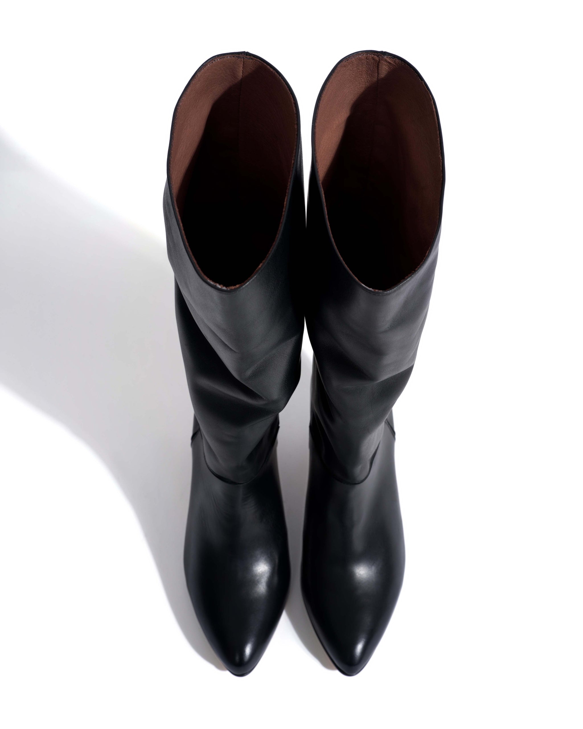 Jasmina 20 Soft calf & suede leather Black