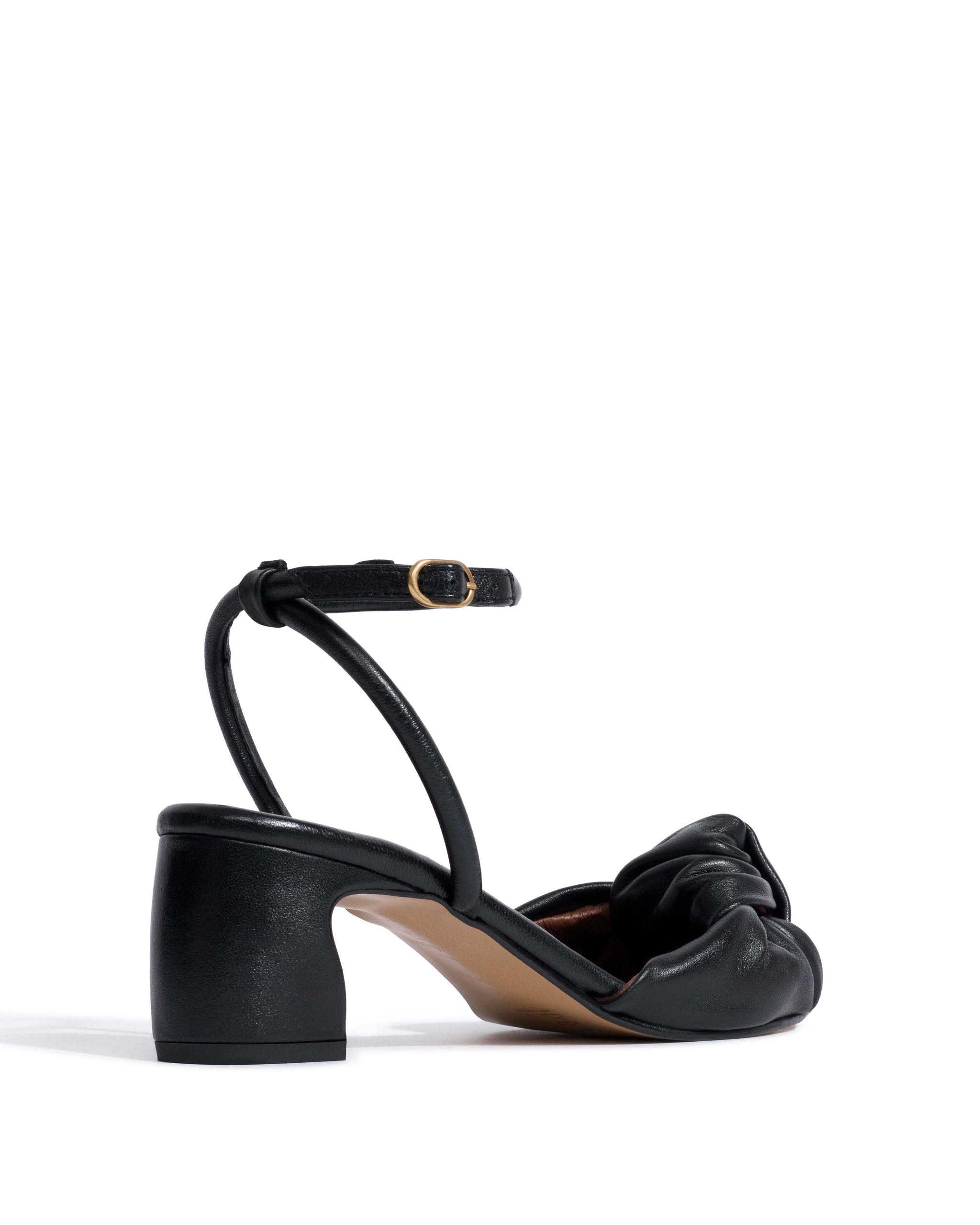 Curvey 50 Shiny lamb Black - Anonymous Copenhagen Heels