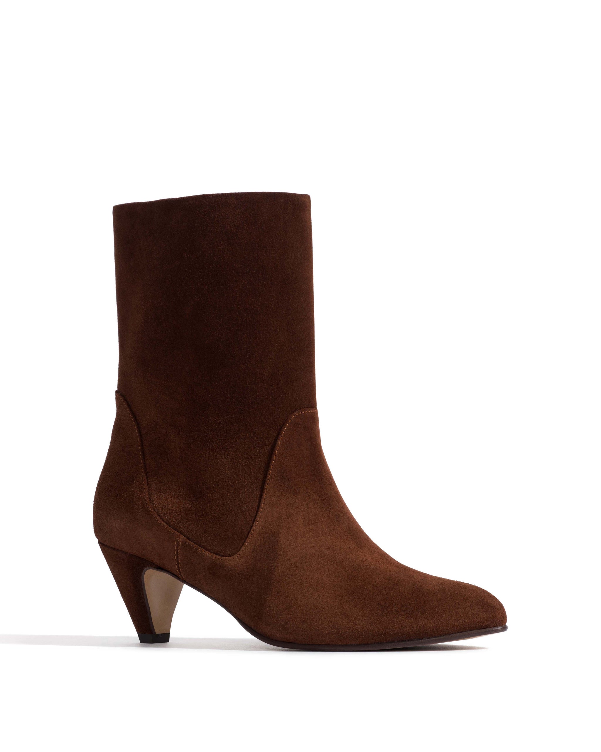 Vanni 50 stiletto Calf suede Chocolate