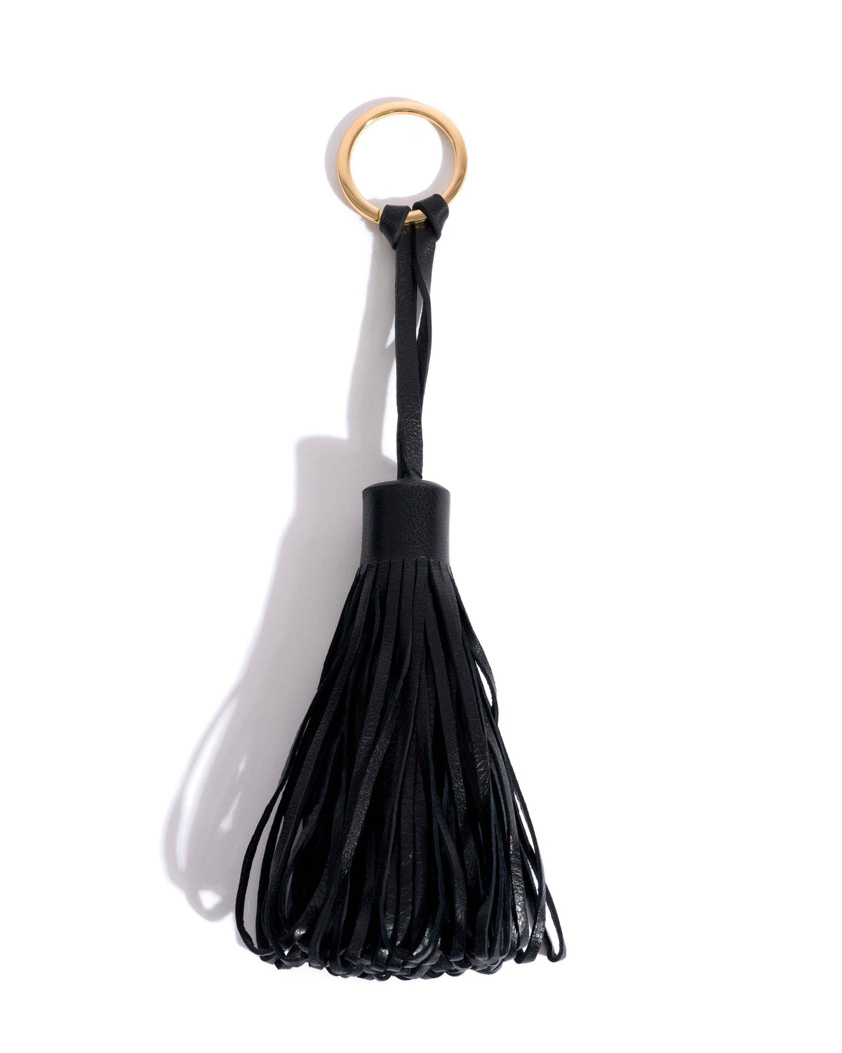Katty fringe keyring Shiny lamb Black