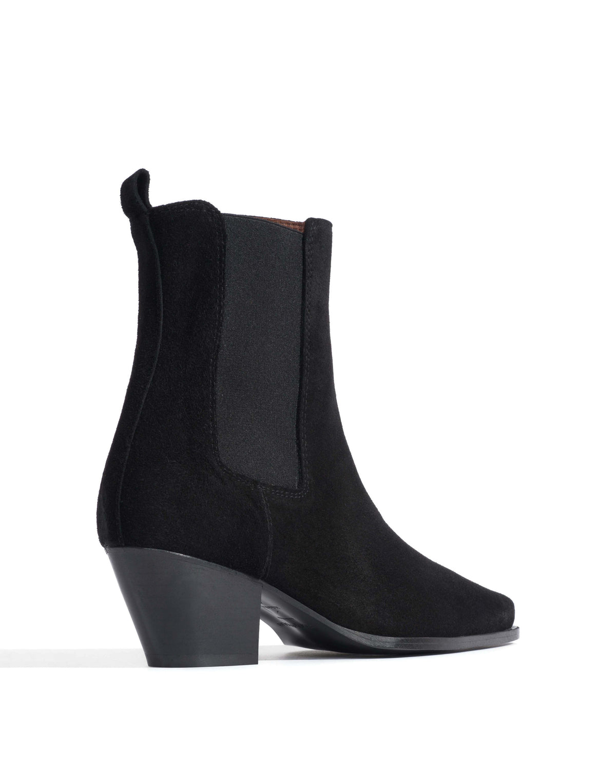 Edith 50 Calf suede Black