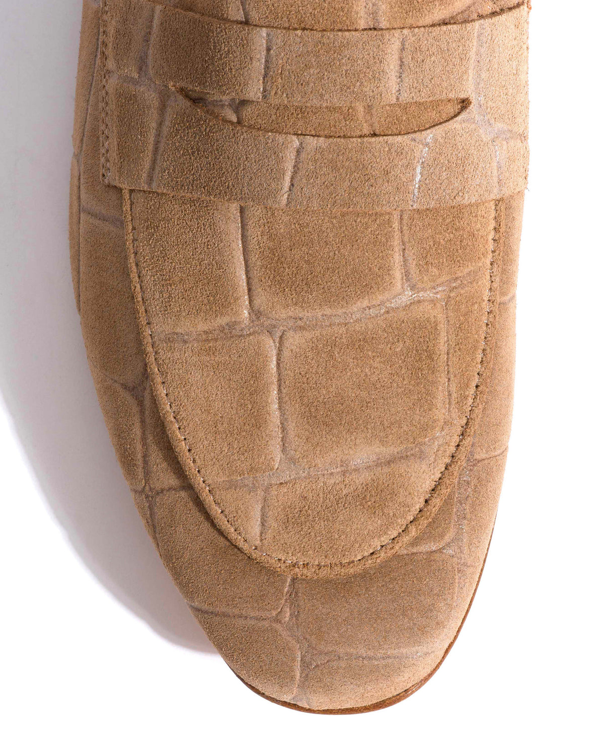 Lindsay Croco calf suede Scirocco