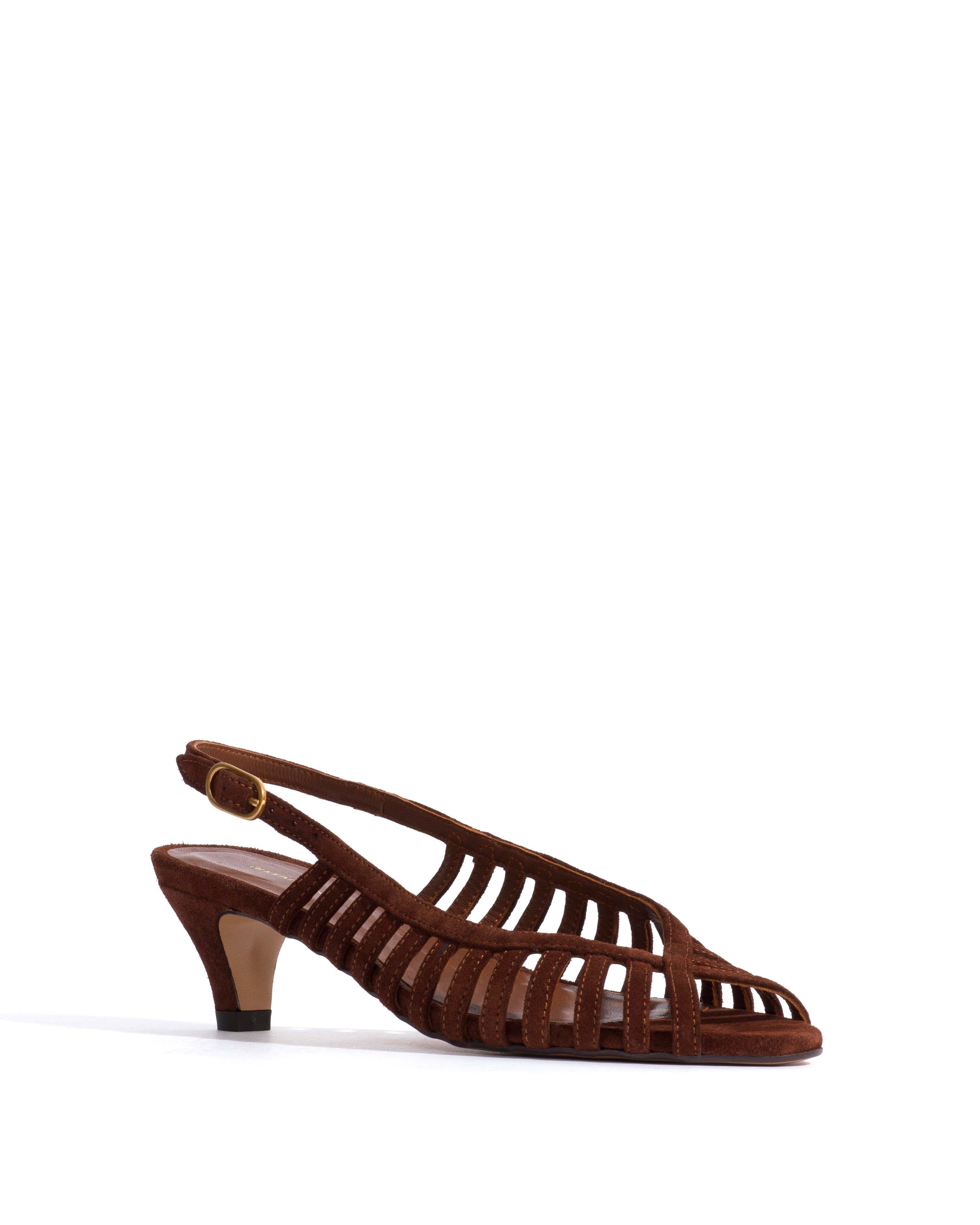 Carminho 40 stiletto Calf suede Chocolate