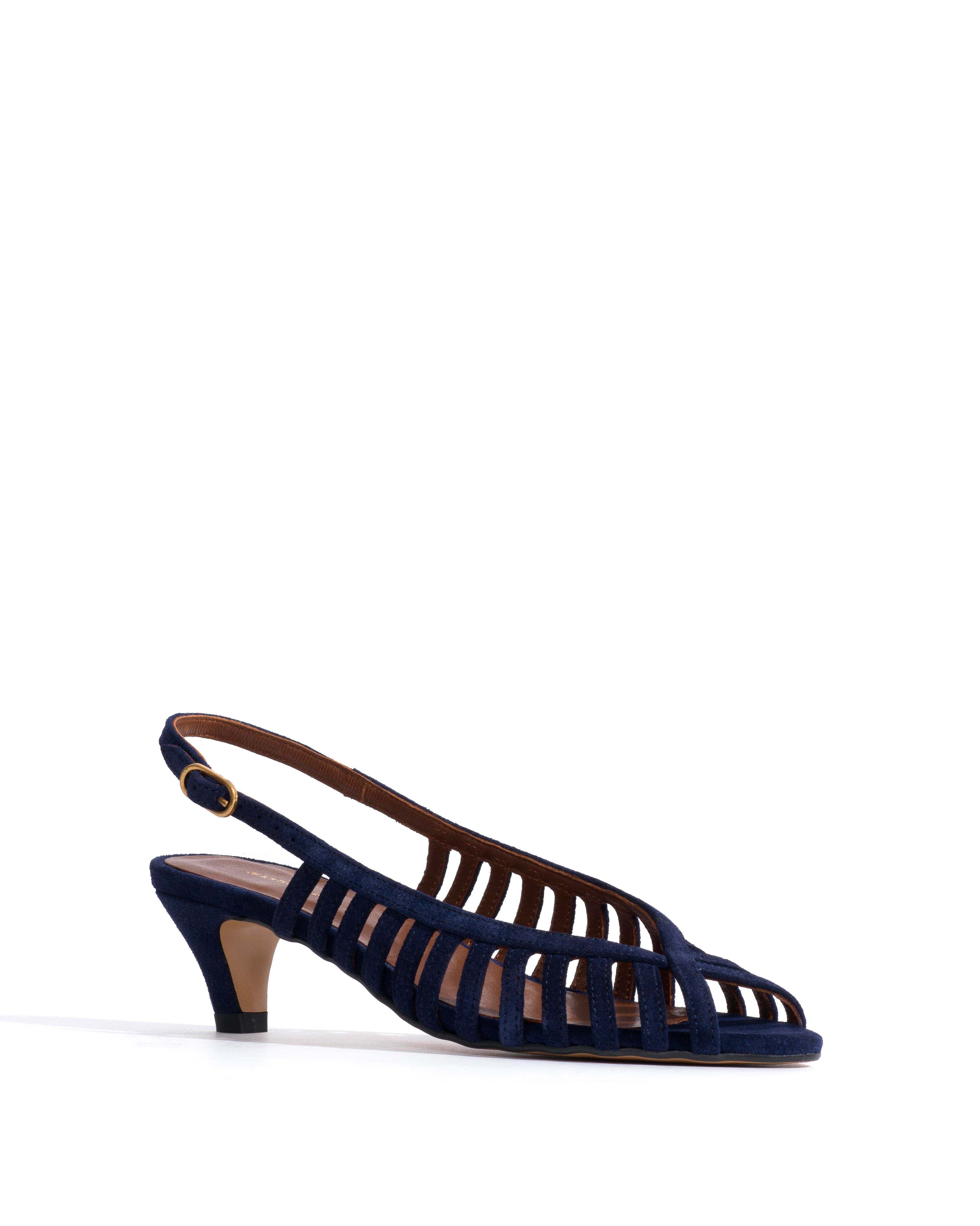 Carminho 40 stiletto Calf suede Ink blue