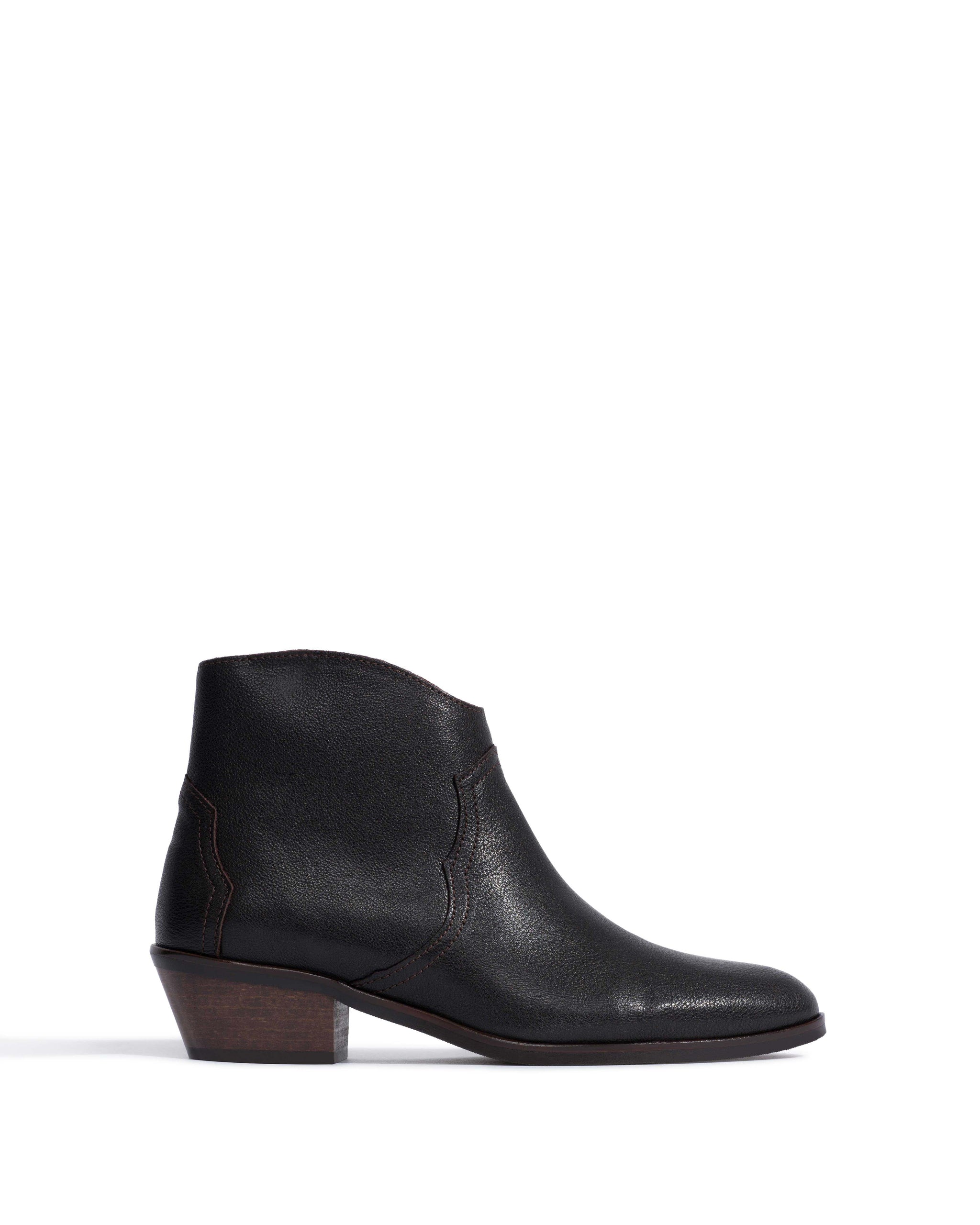 Fiona 35 Natural grain soft calf Espresso brown - Anonymous Copenhagen Ankle boots