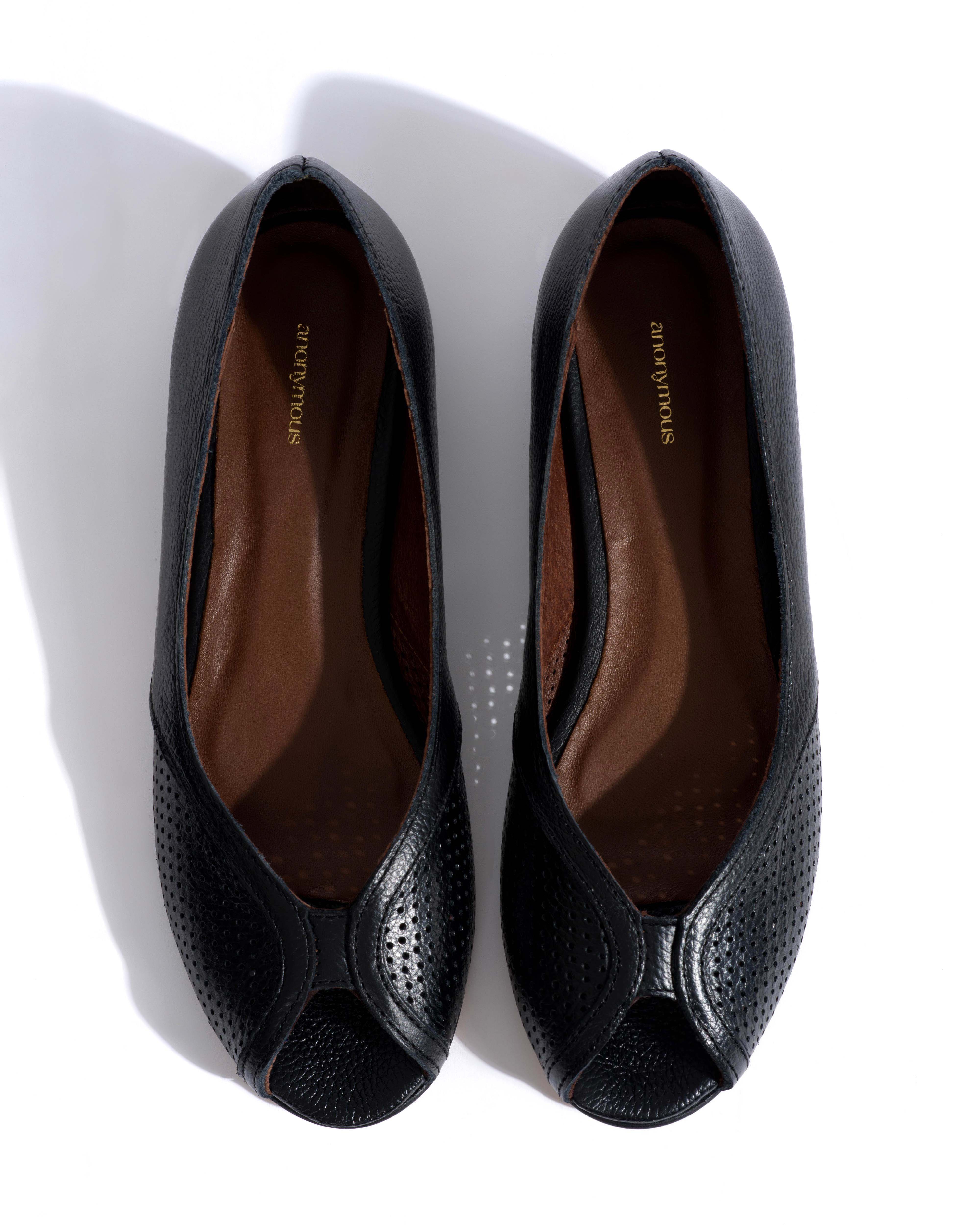 Tiffy Pebbled soft calf Black