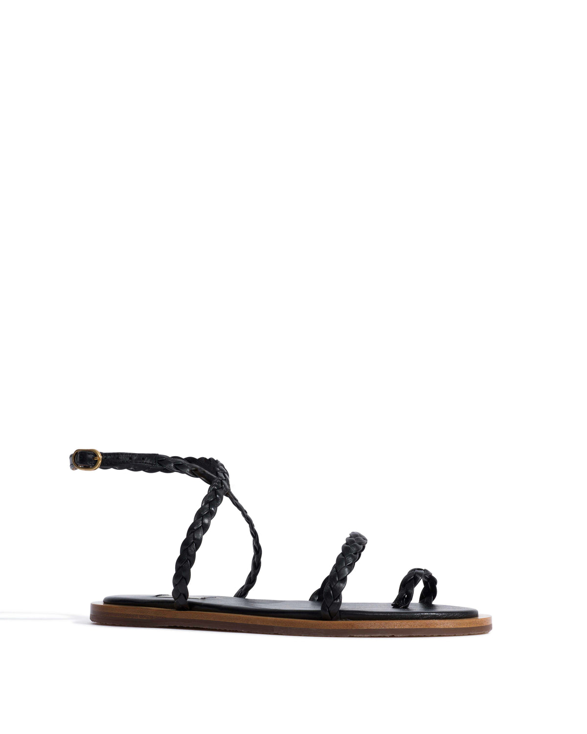 Cinca 10 hand-braided Hand-braided leather Black