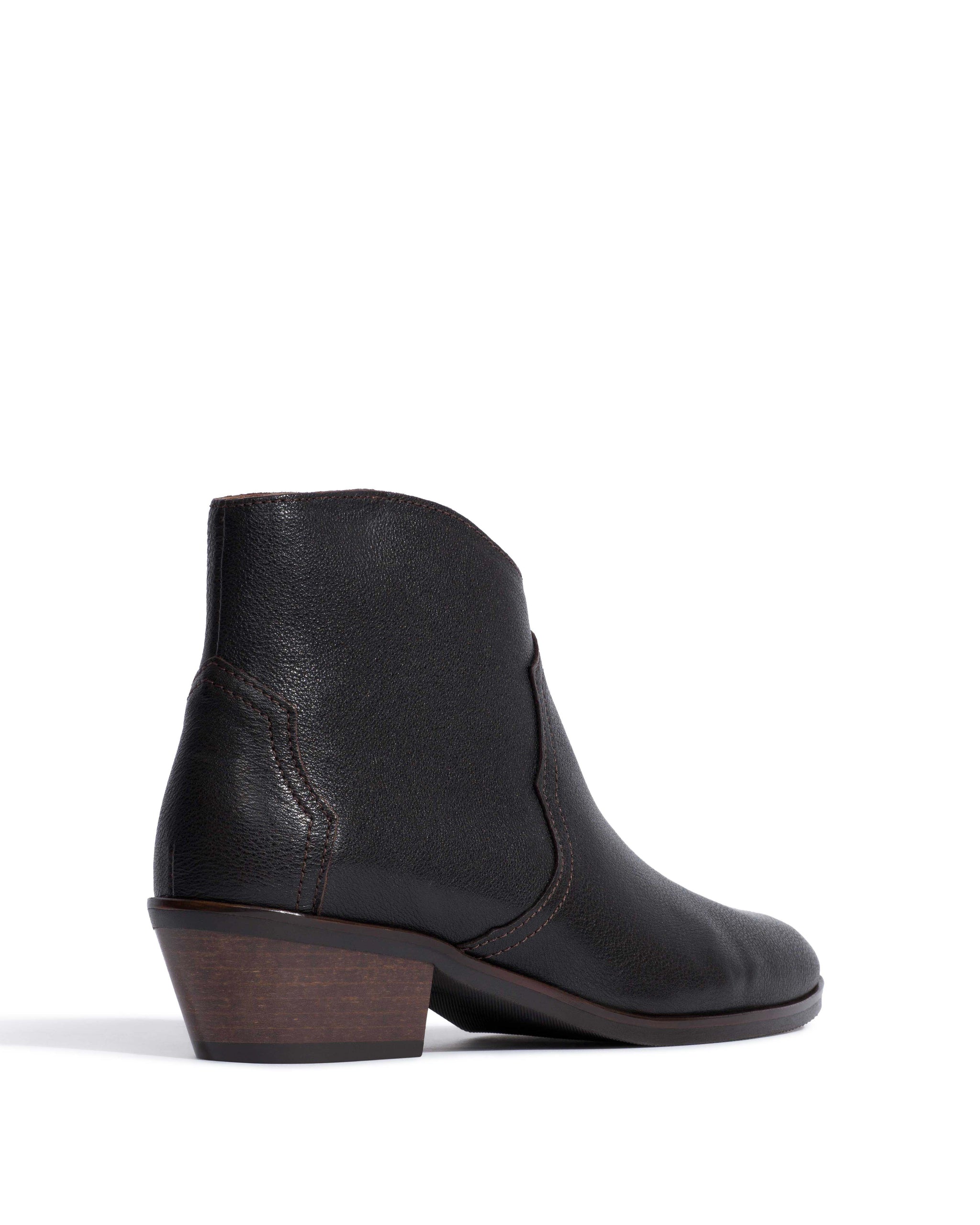 Fiona 35 Natural grain soft calf Espresso brown - Anonymous Copenhagen Ankle boots