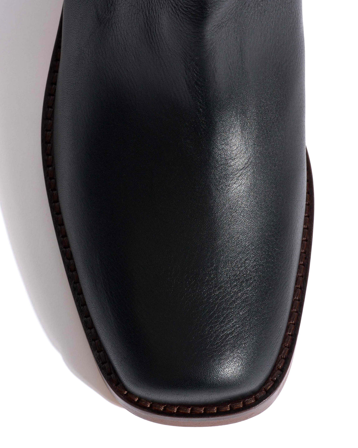 Tarisha Natural grain soft calf Black