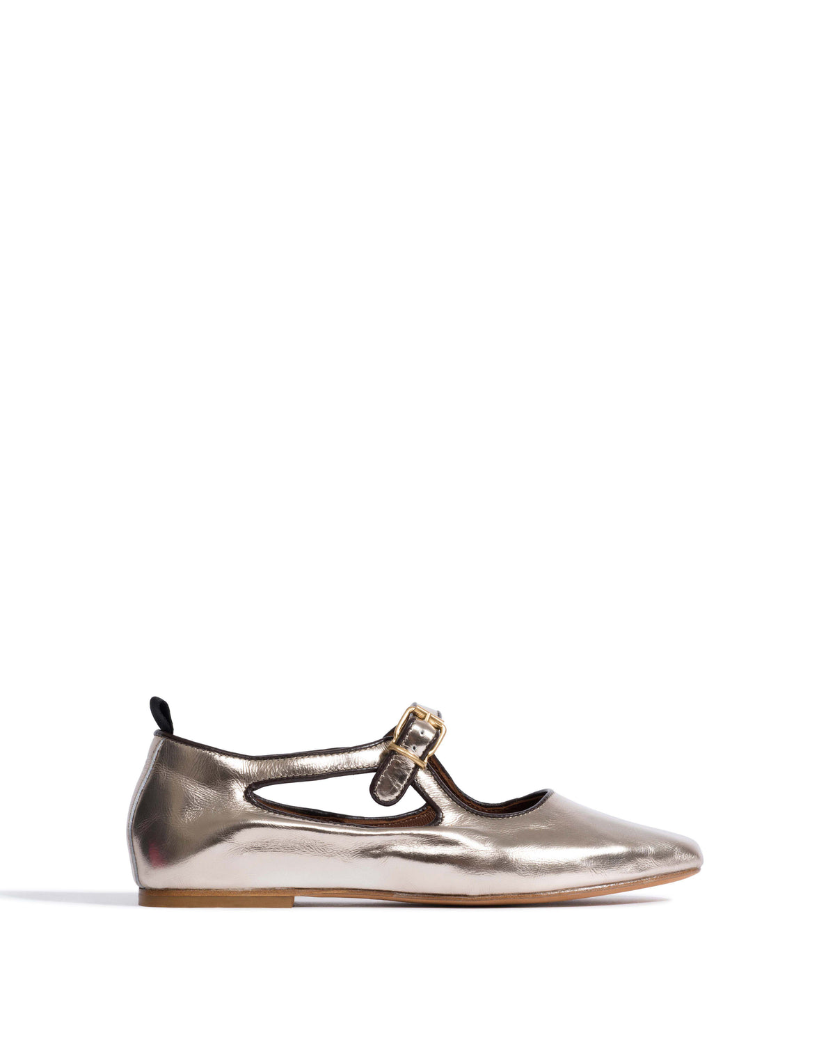Praise Crinkled metallic lamb Vintage champagne