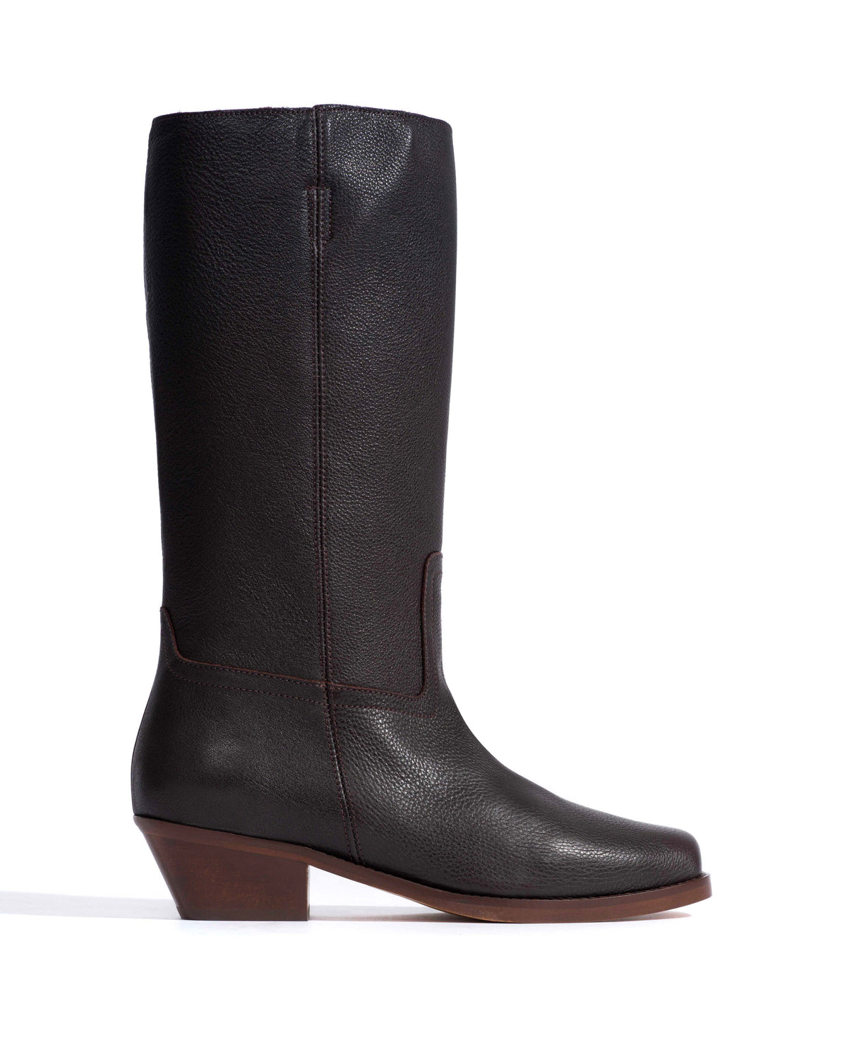 Tarisha Natural grain soft calf Espresso brown