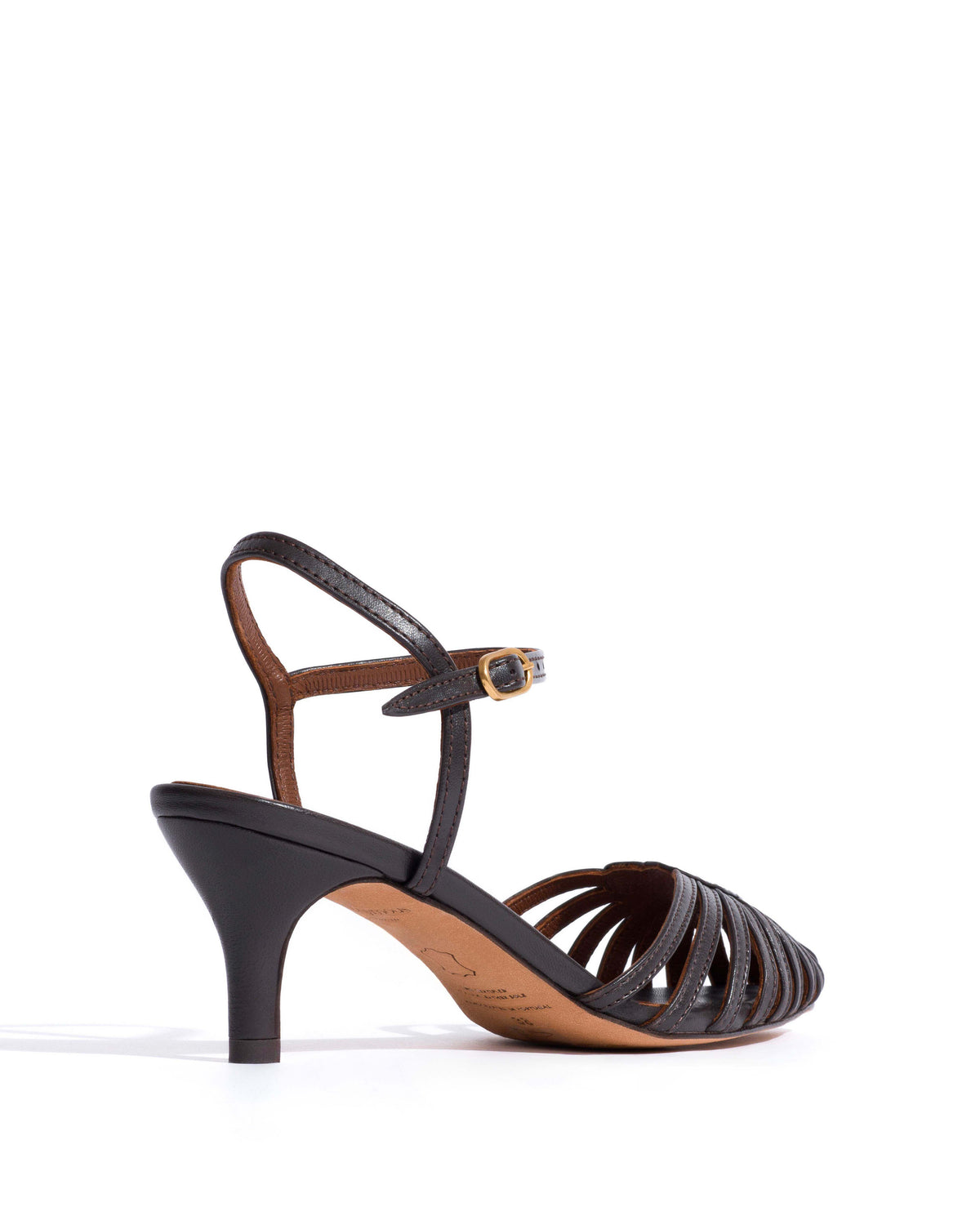 Keesha 55 Shiny lamb Espresso brown