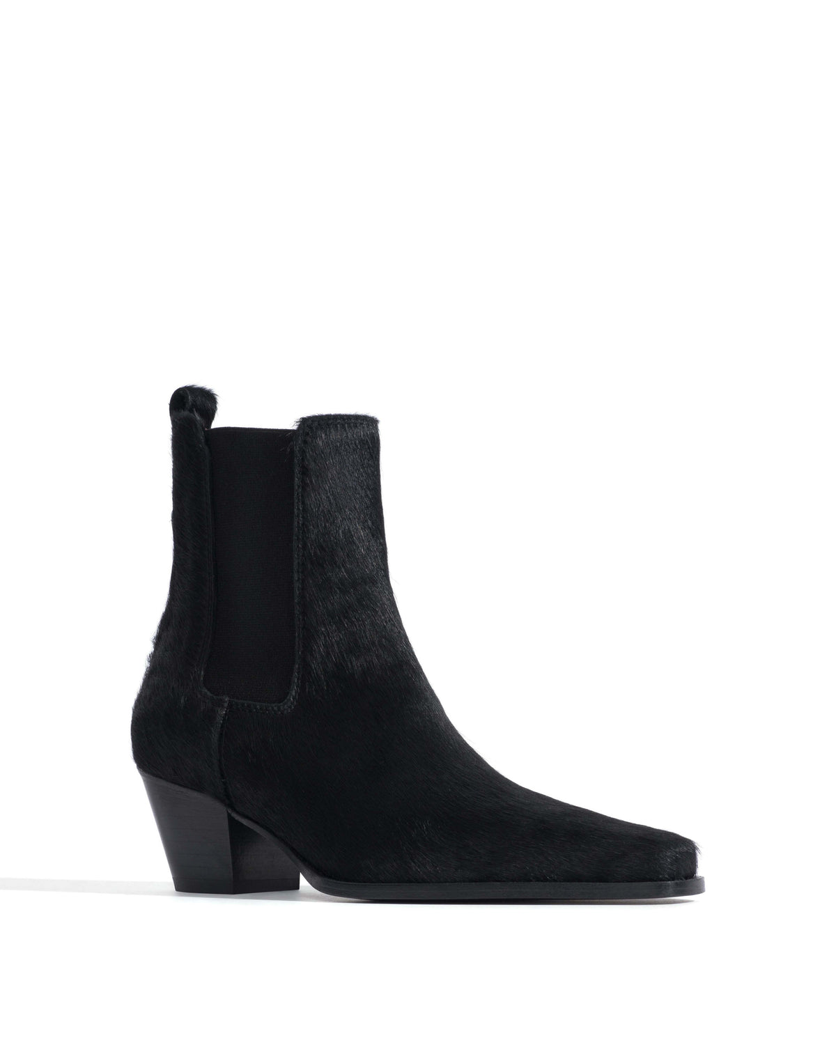 Edith 50 Calf hair Black