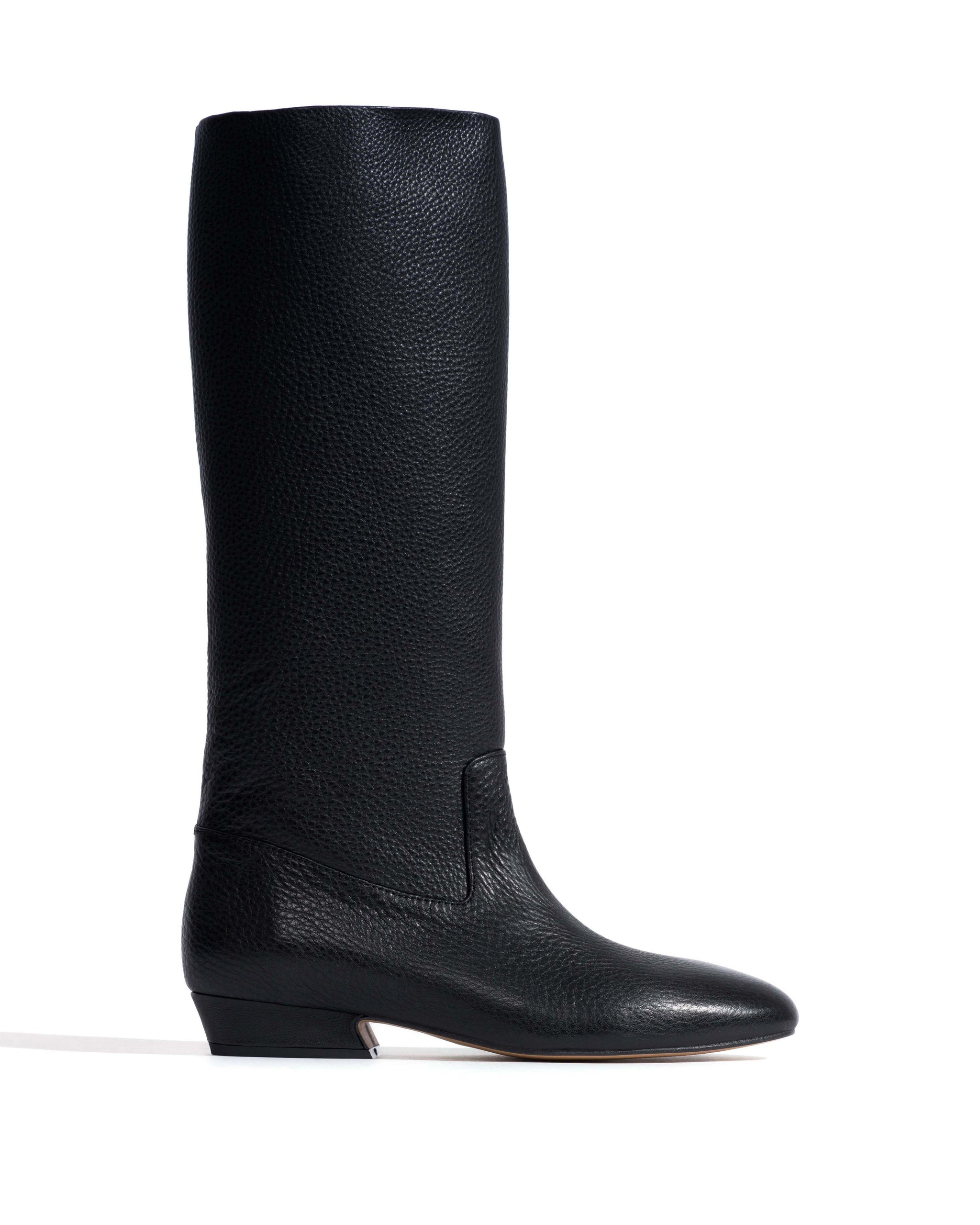 Trina 25 Natural grain soft calf Black