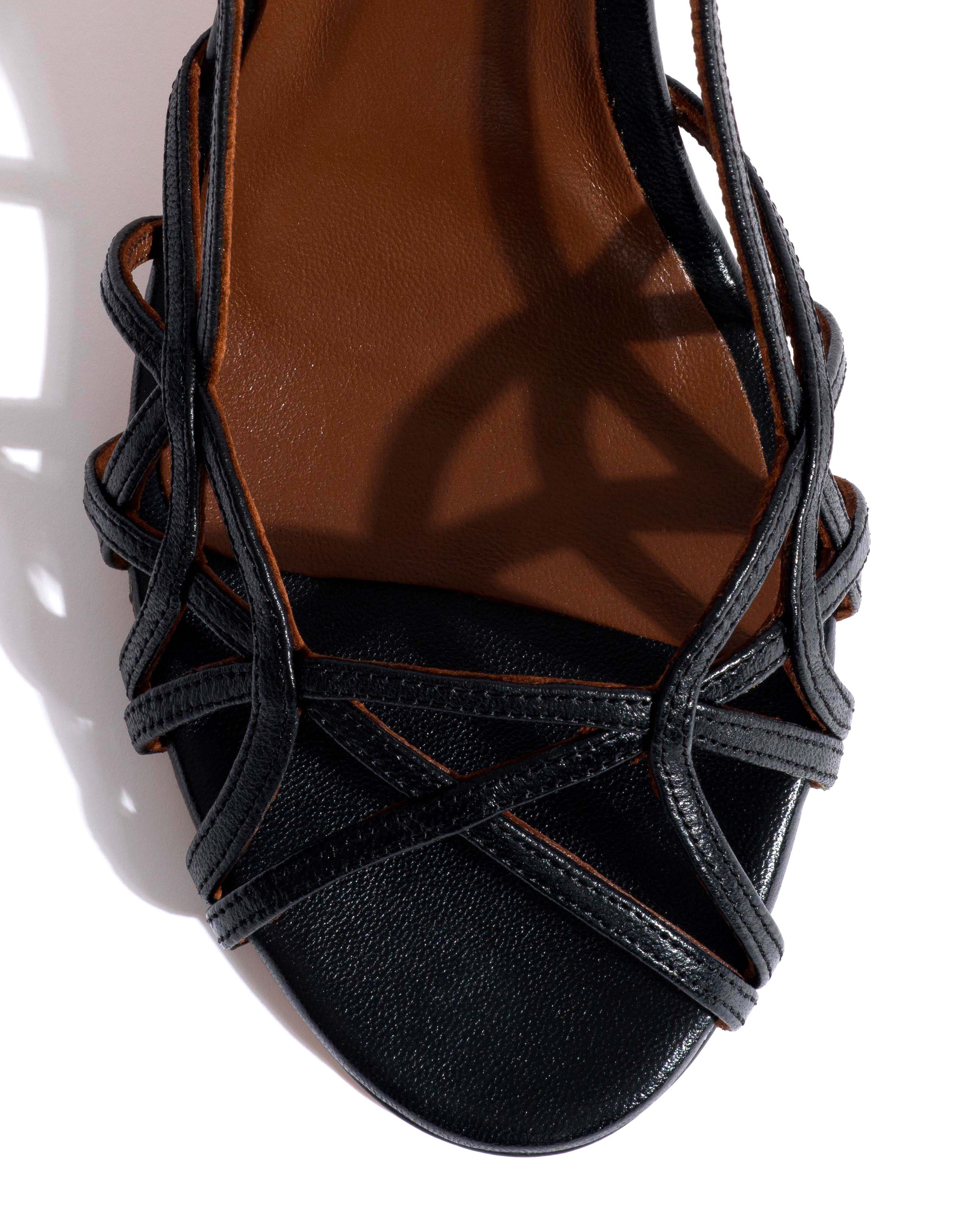 Scarlett 100 Shiny lamb Black