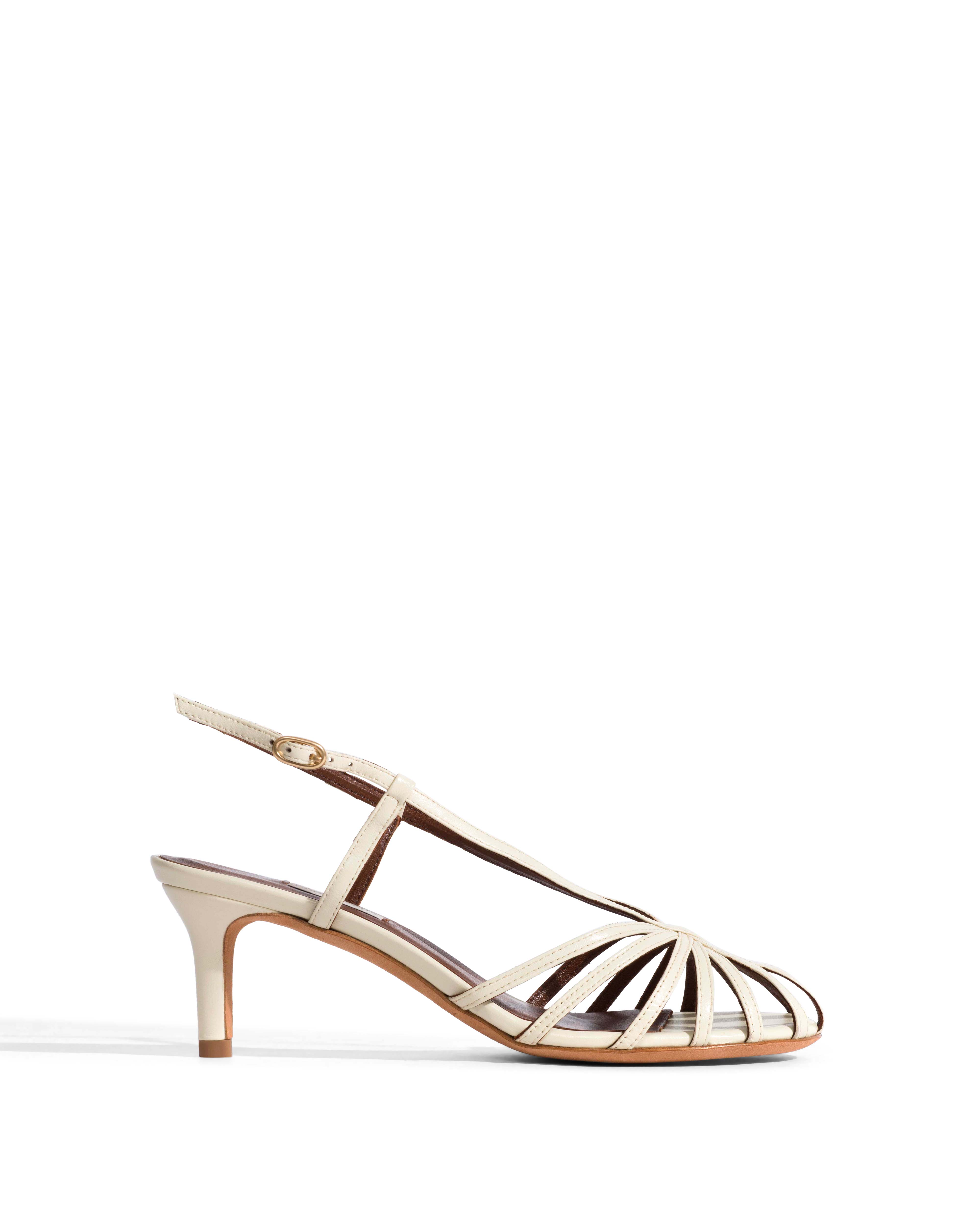 Candace 55 Shiny lamb White sand