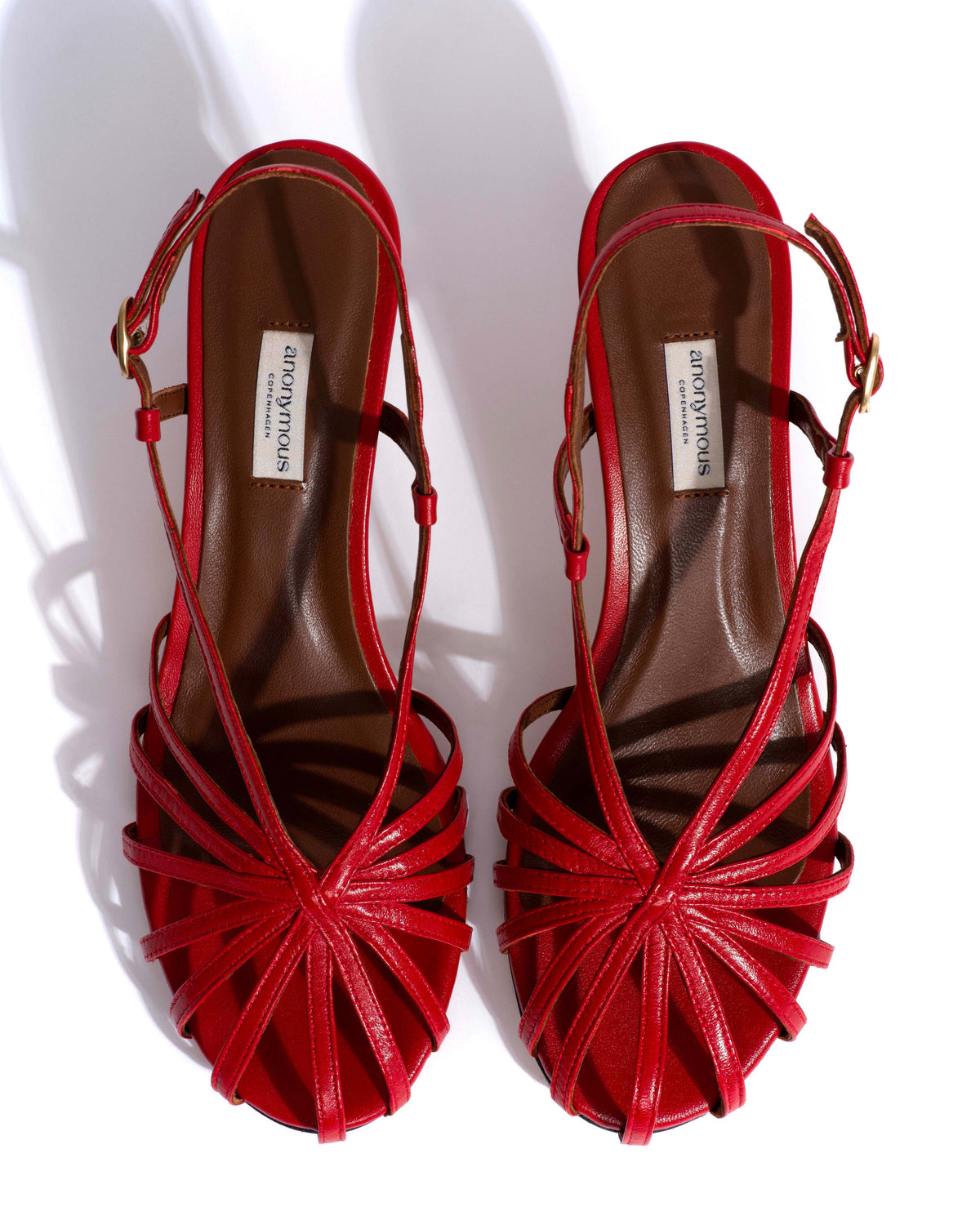 Candace 55 Shiny lamb Ruby red