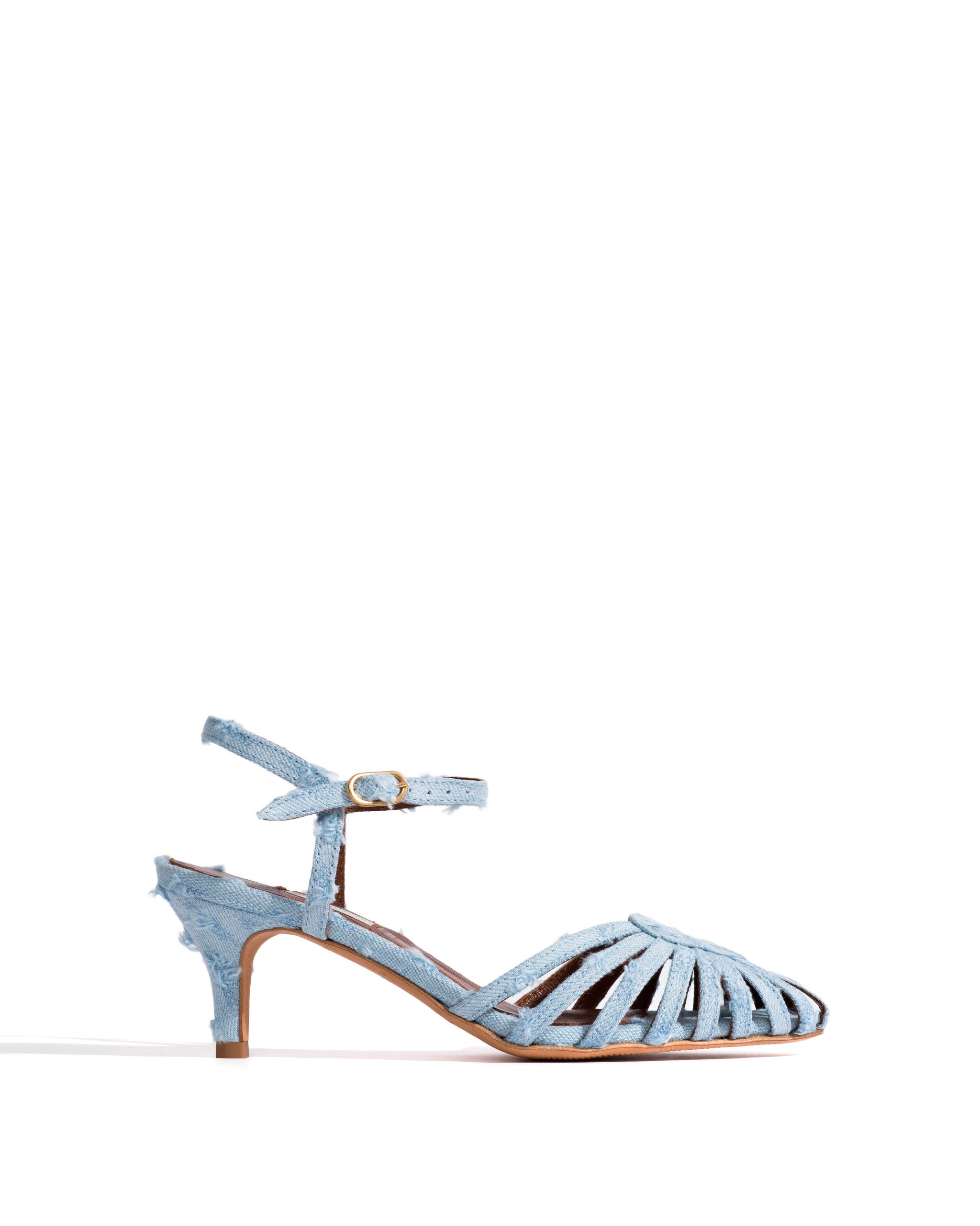 Keesha 55 Denim Distressed washed blue
