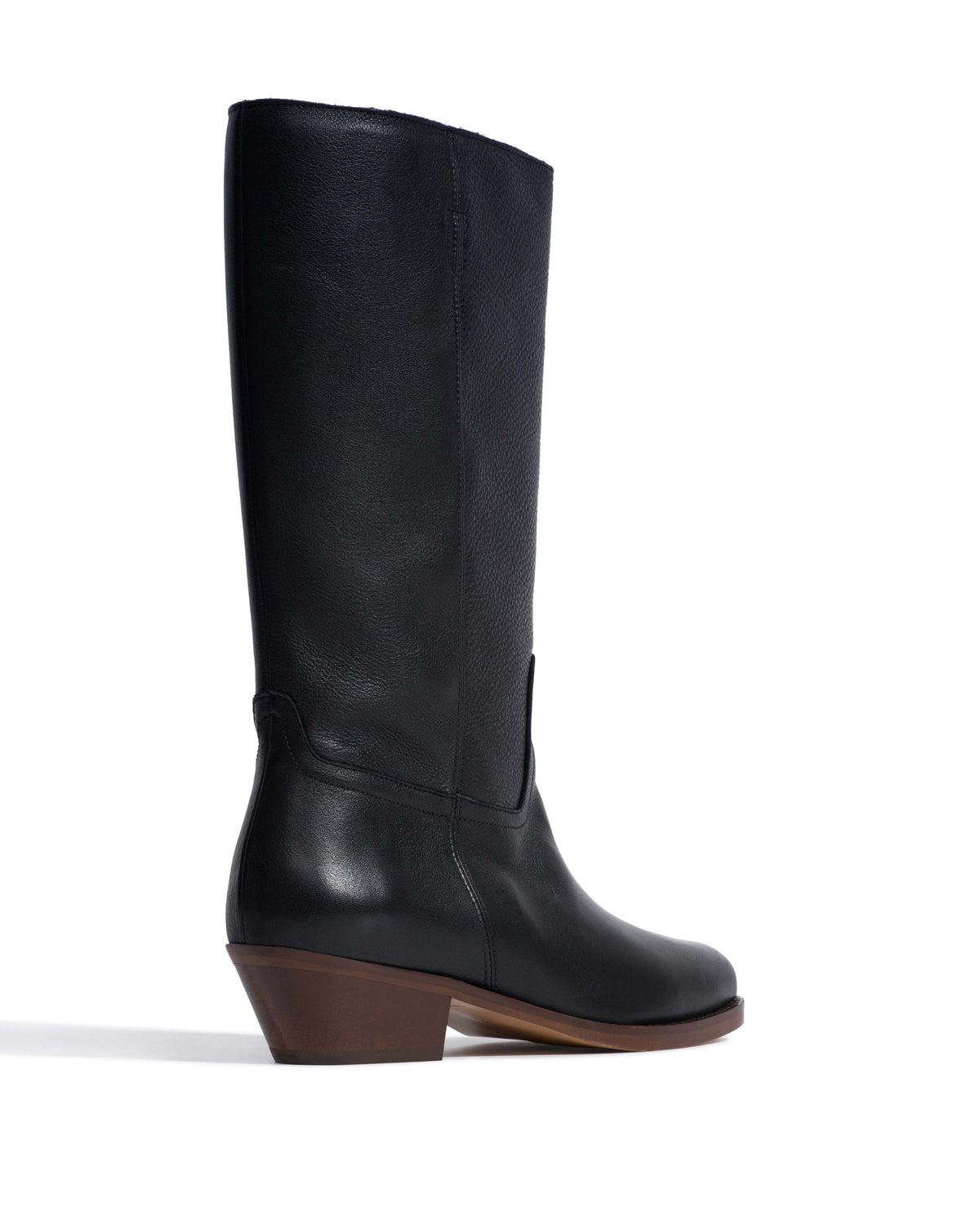Tarisha Natural grain soft calf Black