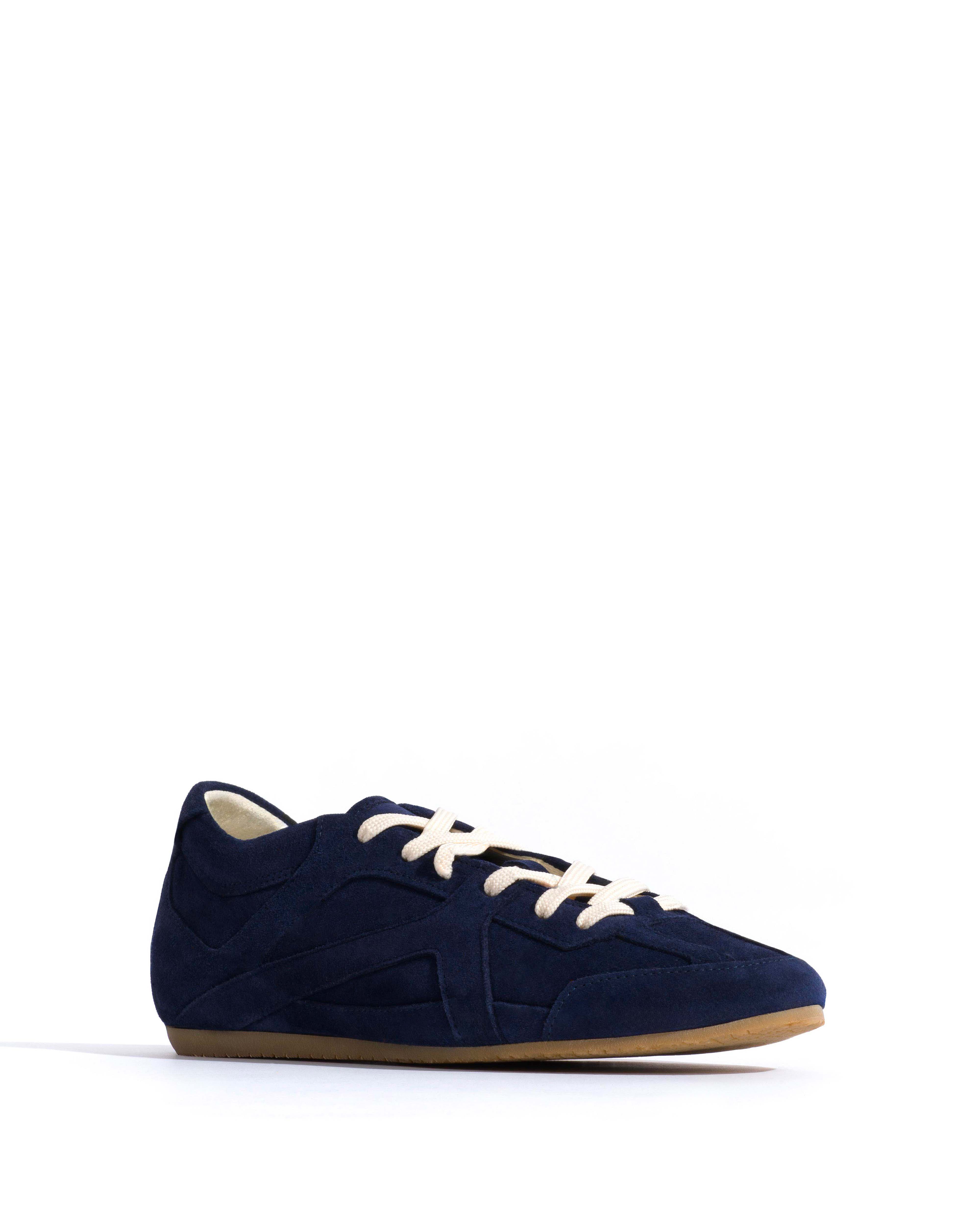 Sneakerina Calf suede Ink blue