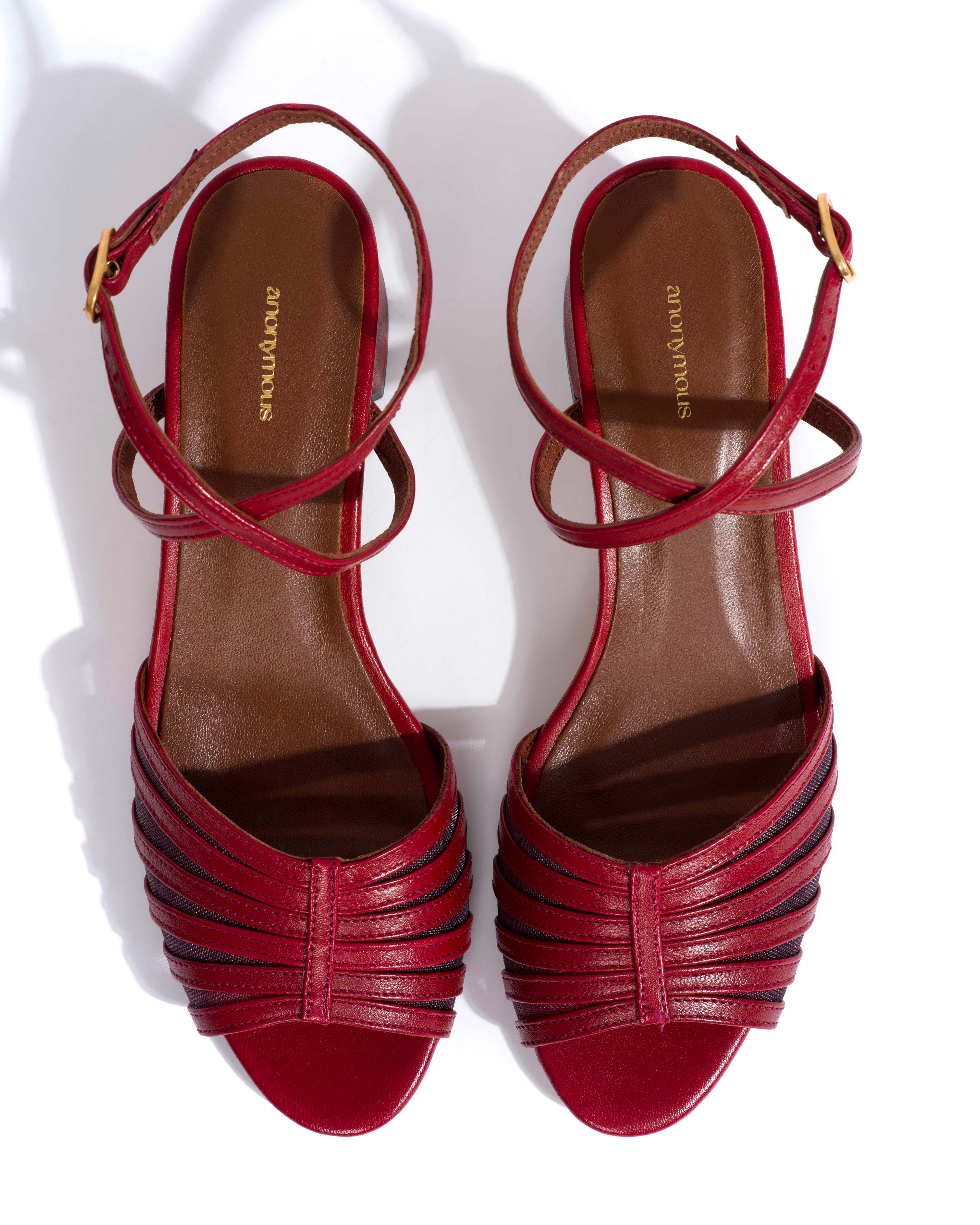 Tangie mesh Shiny lamb & mesh Pomegranate