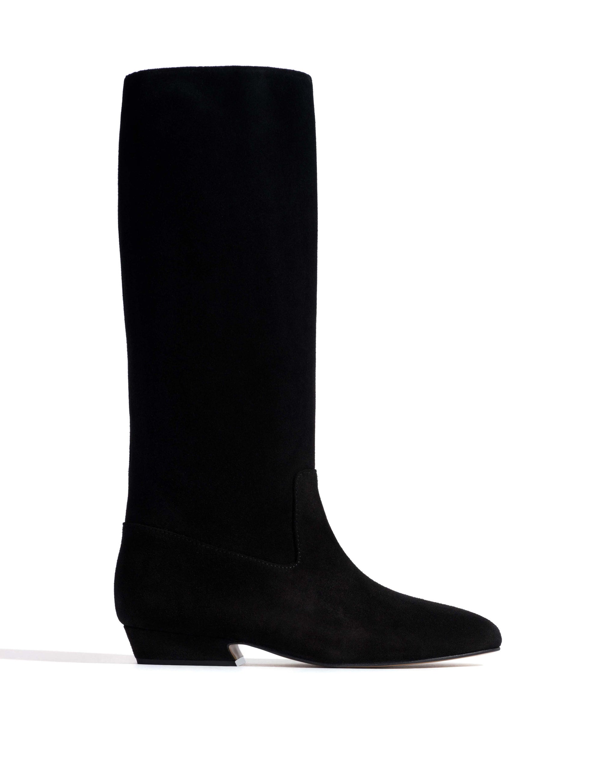 Trina 25 Calf suede Black
