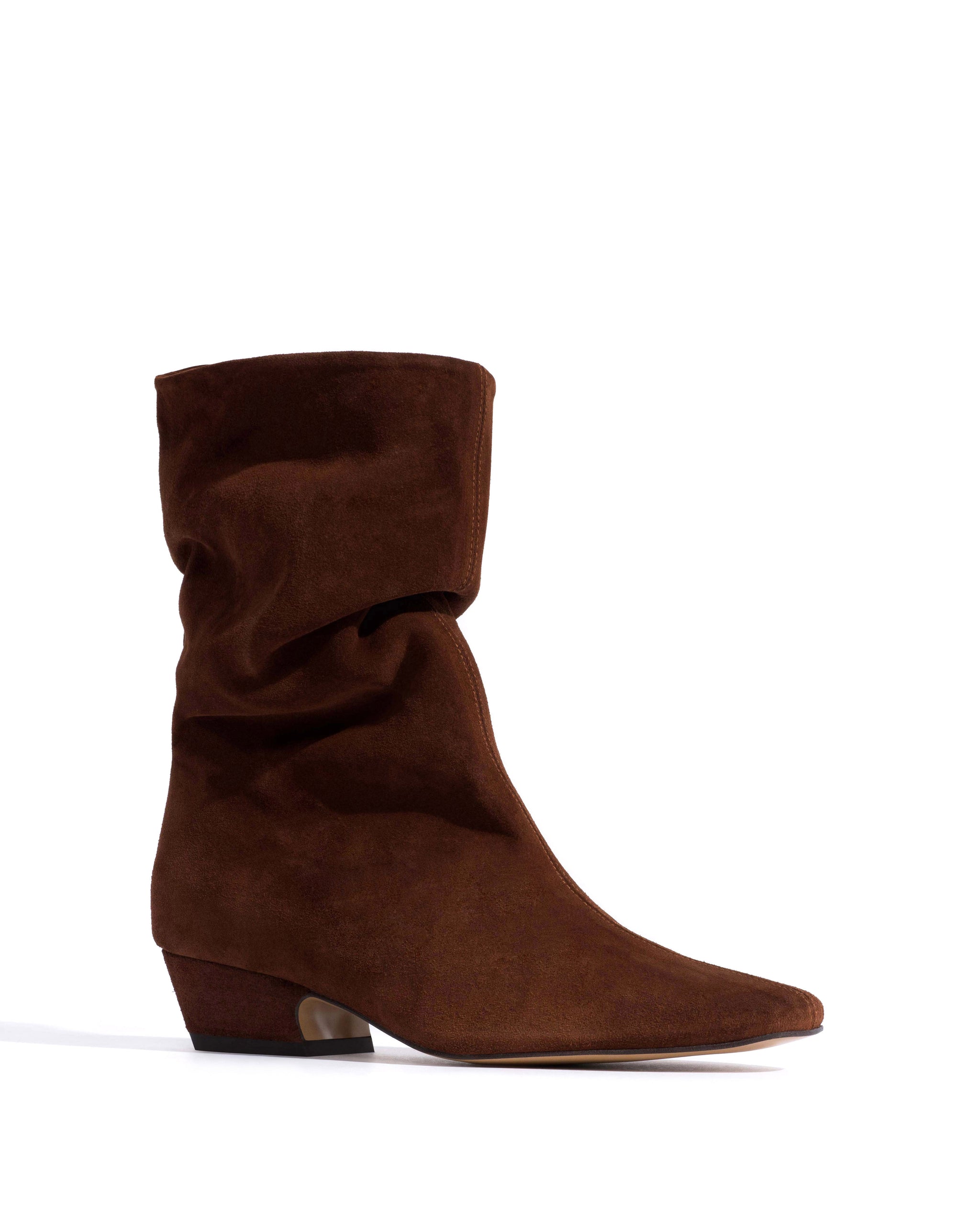 Sloan Calf suede Chocolate