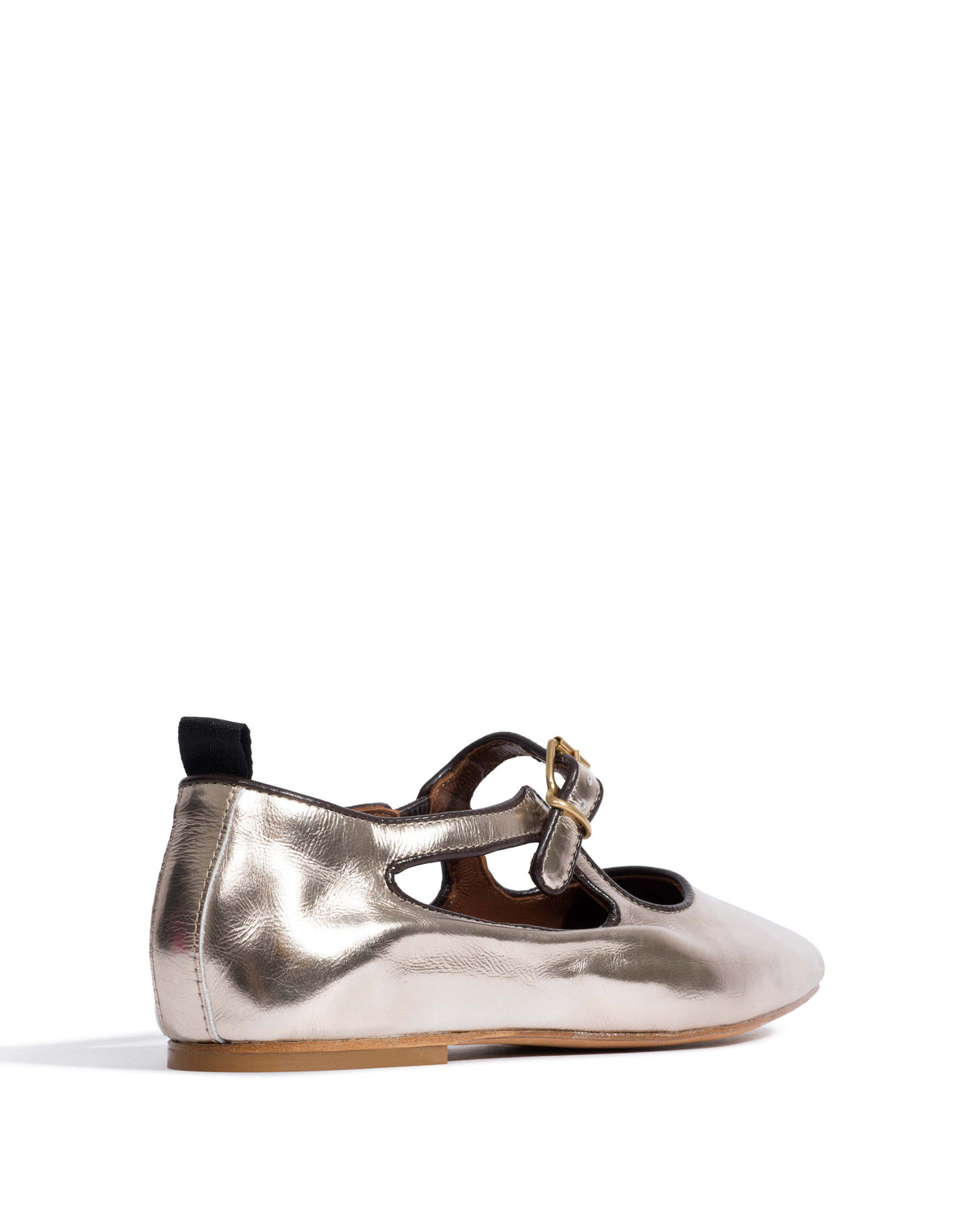 Praise Crinkled metallic lamb Vintage champagne