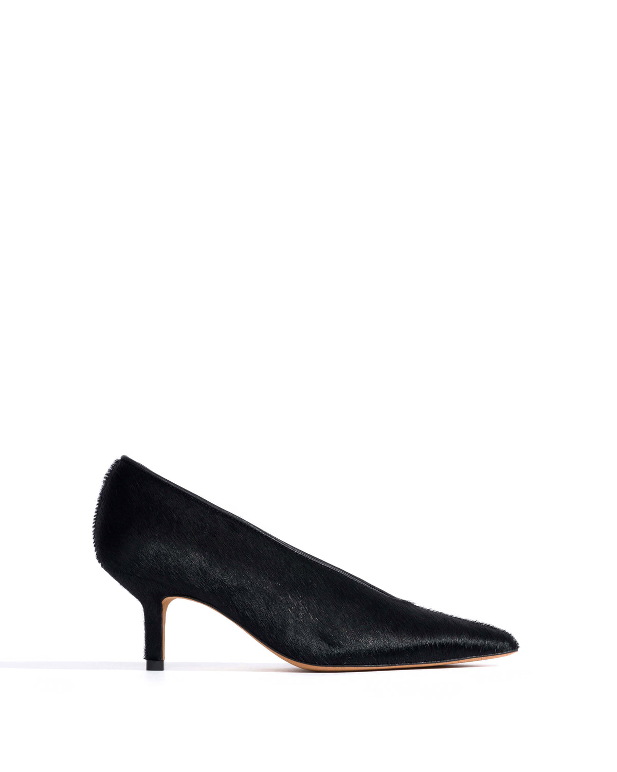 Phia 55 pin Calf hair Black